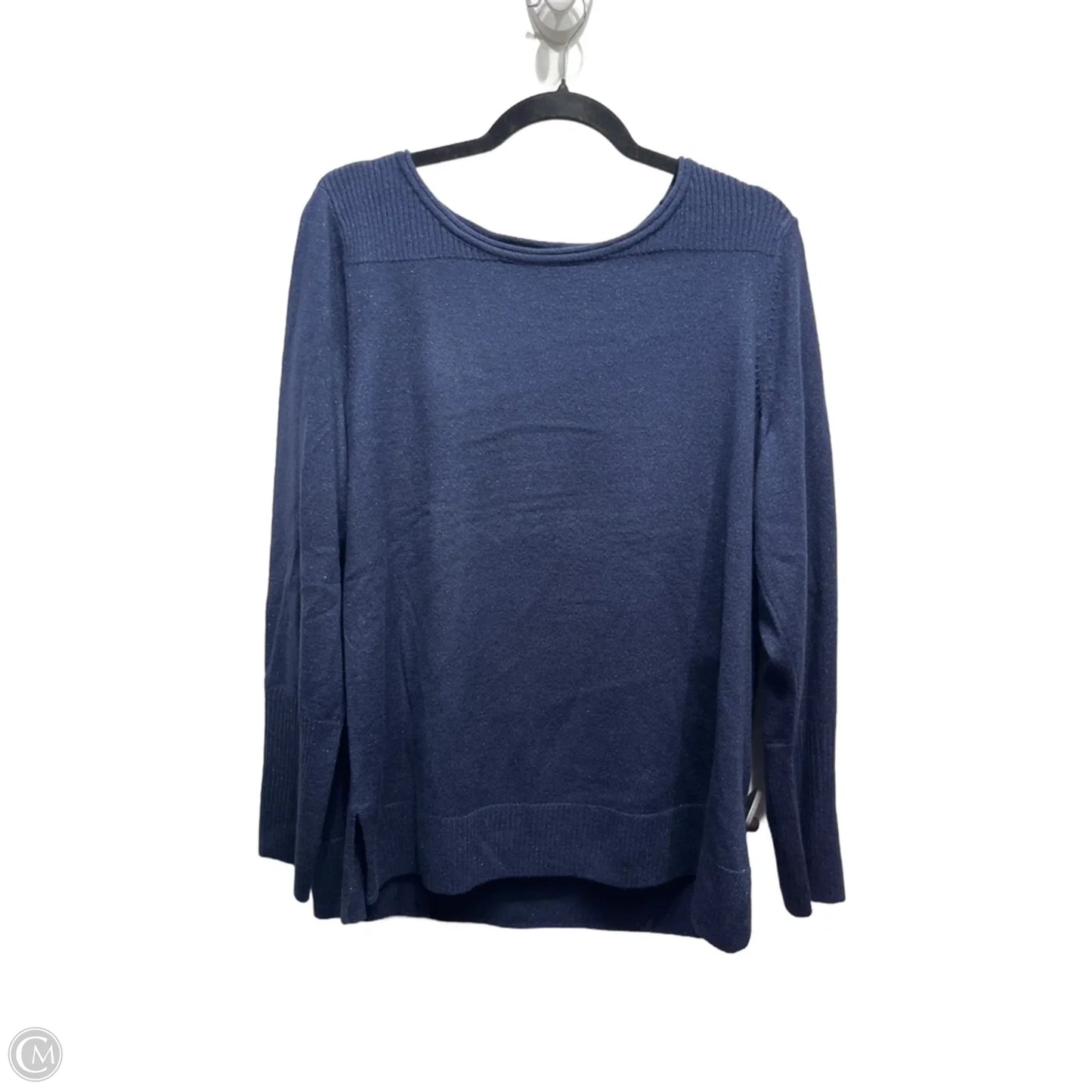 Top Long Sleeve By Apt 9 In Blue, Size: Xlp