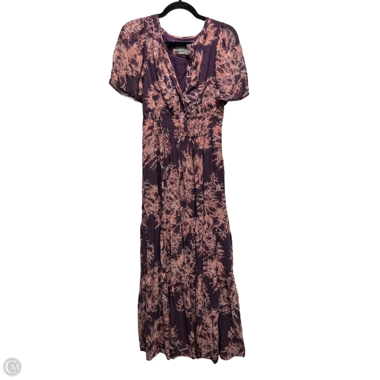 Dress Casual Maxi By Anthropologie In Purple, Size: Xs