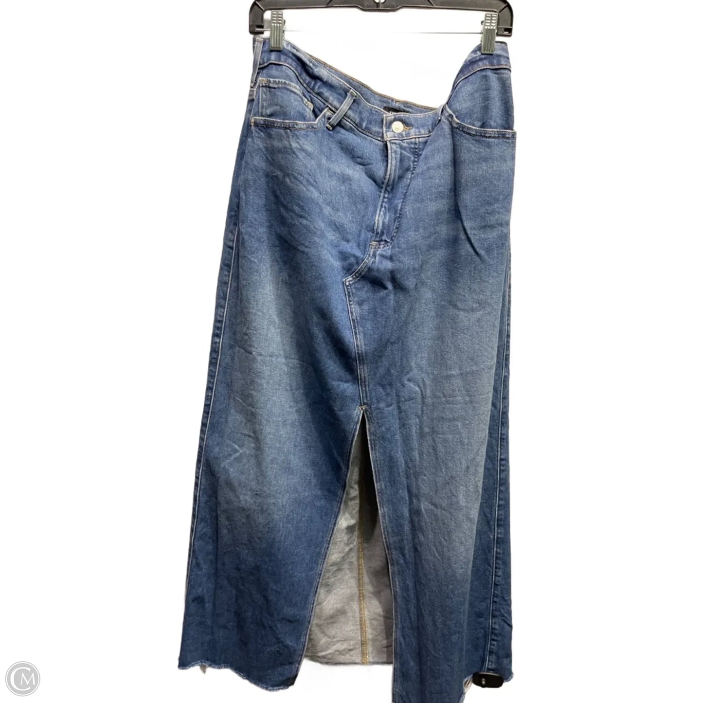 Skirt Maxi By Express In Blue Denim, Size: 14