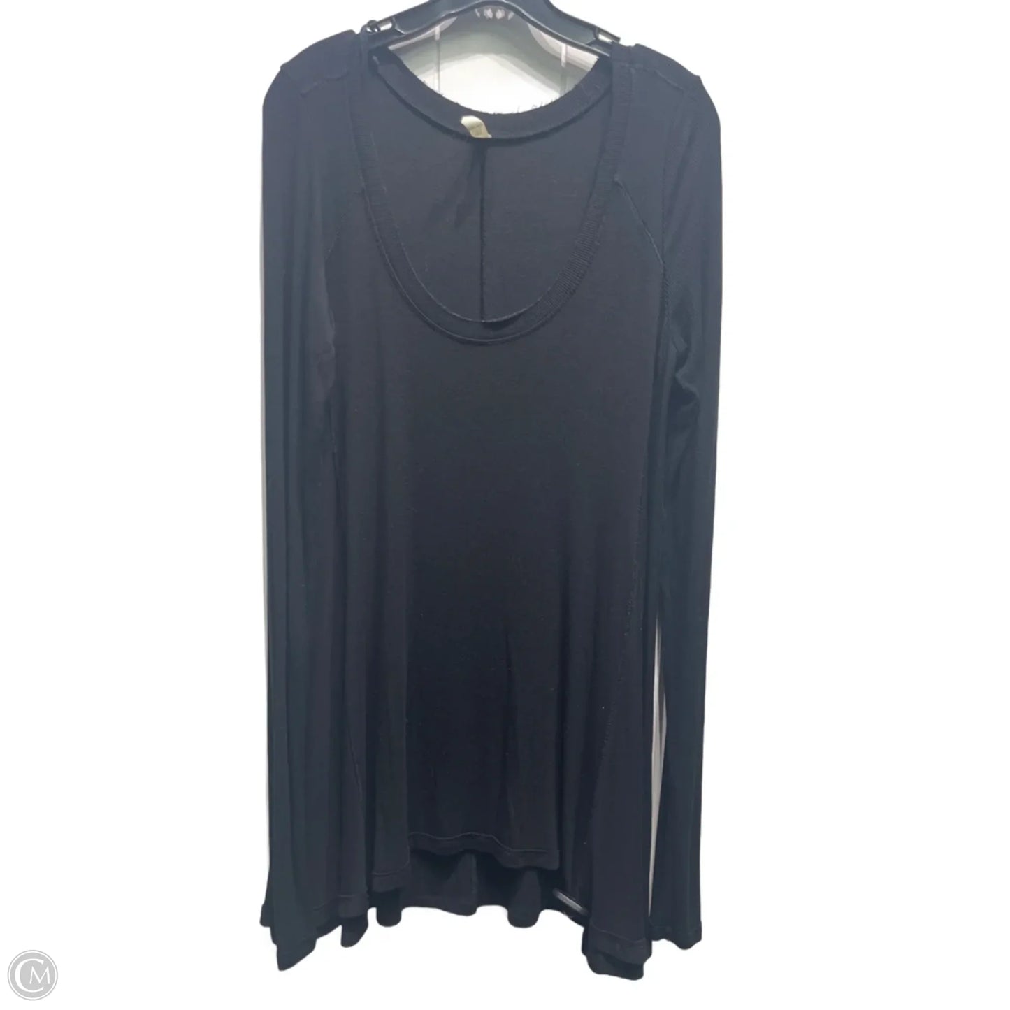 Tunic Long Sleeve By Free People In Black, Size: S