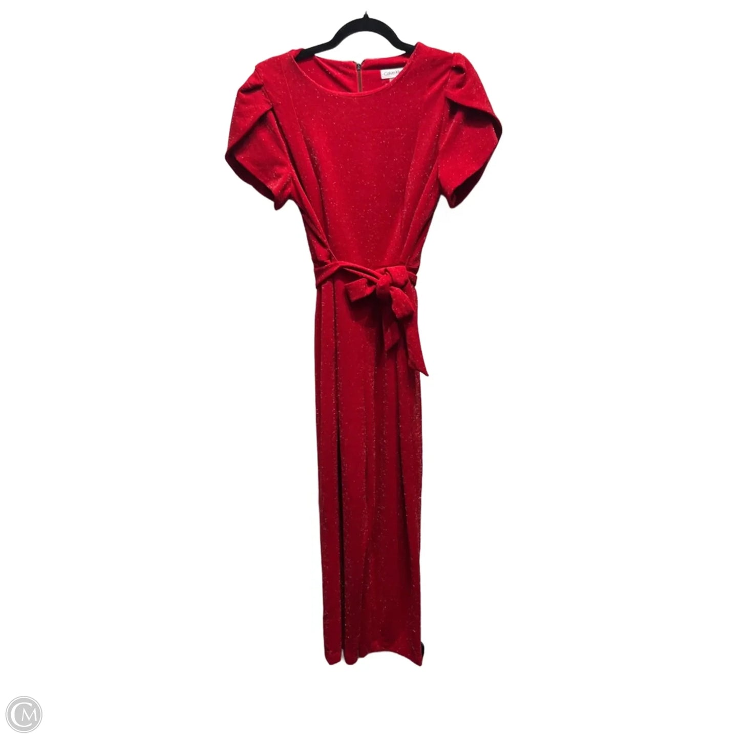 Jumpsuit By Calvin Klein In Red, Size: 10
