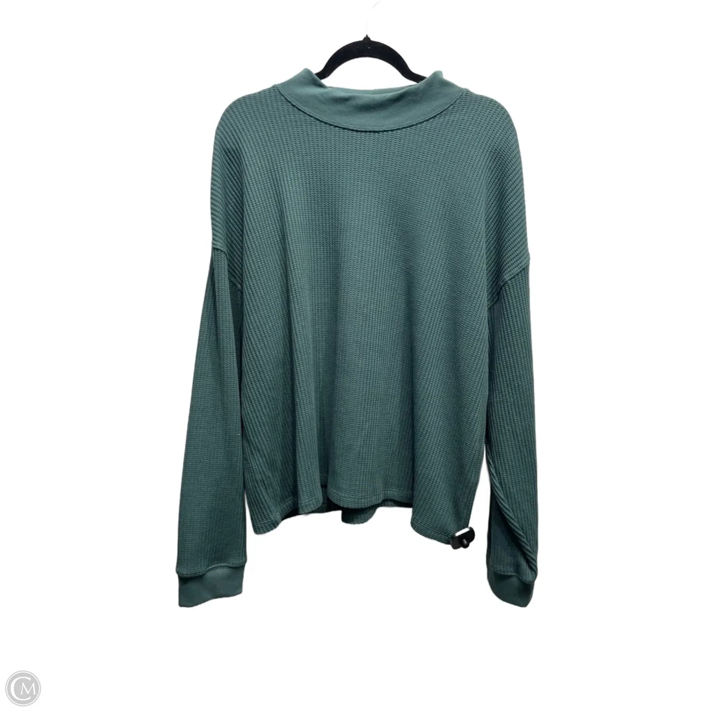 Top Long Sleeve By Gap In Green, Size: Xxl