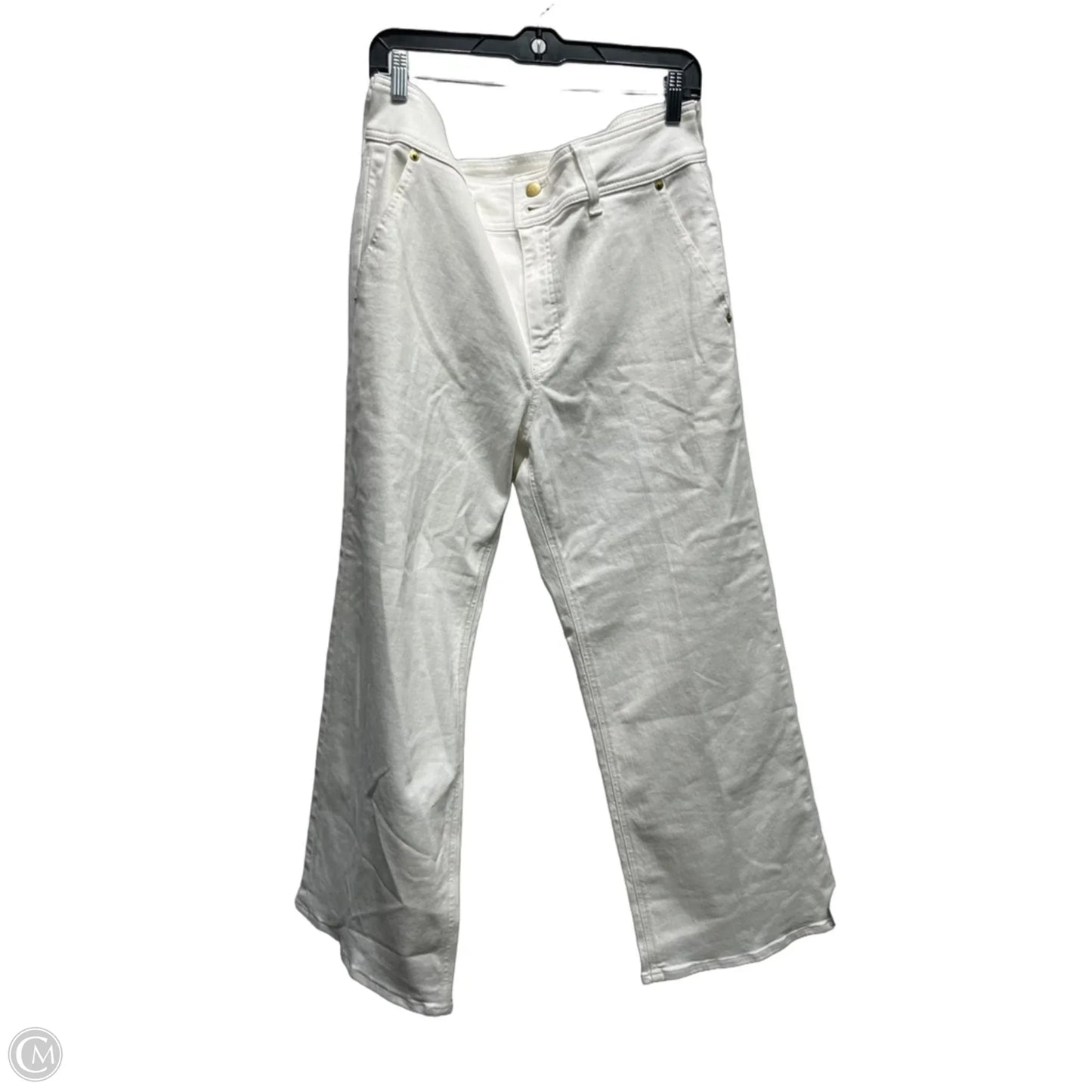 Pants Wide Leg By J. Crew In White Denim, Size: 10