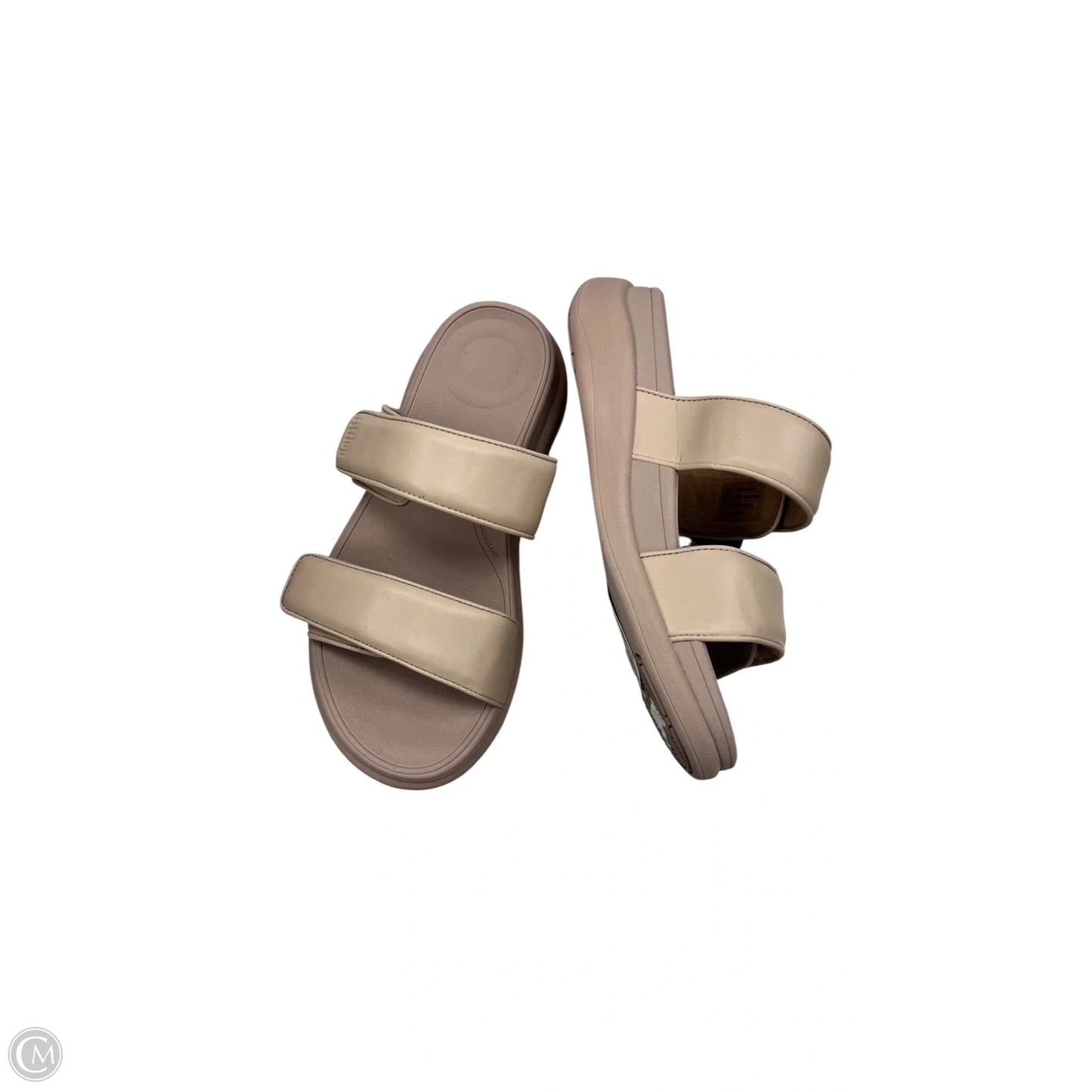 Sandals Flats By Fitflop In Tan, Size: 5