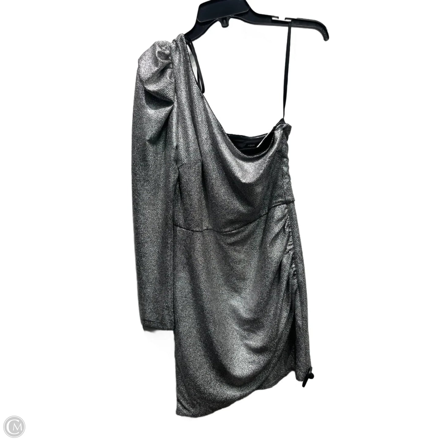 Dress Party Short By Aqua In Silver, Size: M