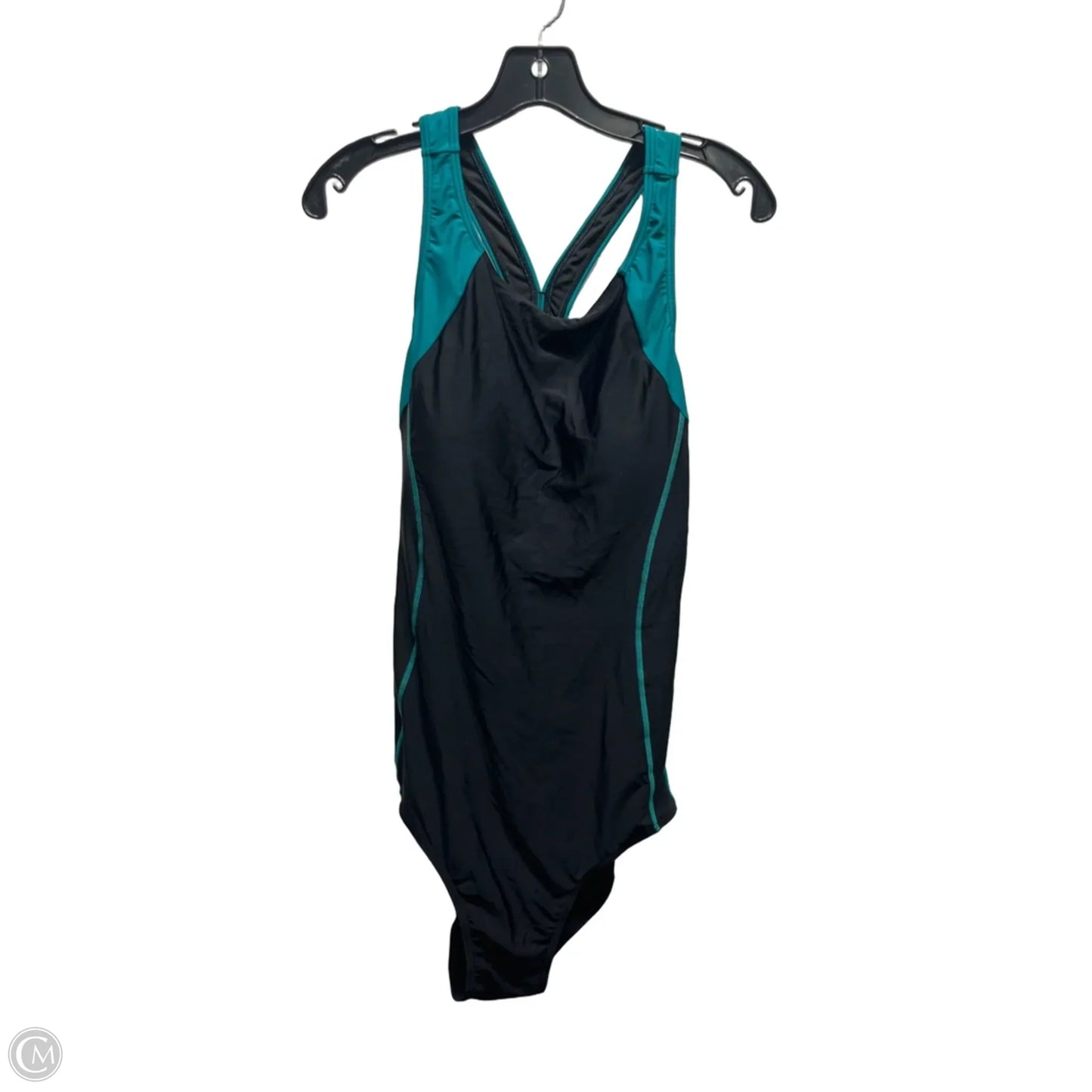 Swimsuit By Clothes Mentor In Black & Green, Size: Xl