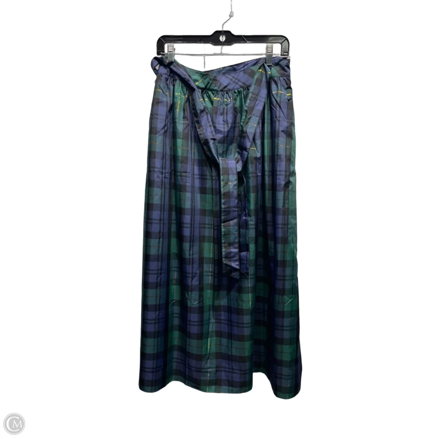 Skirt Maxi By Talbots In Blue & Green, Size: 10p