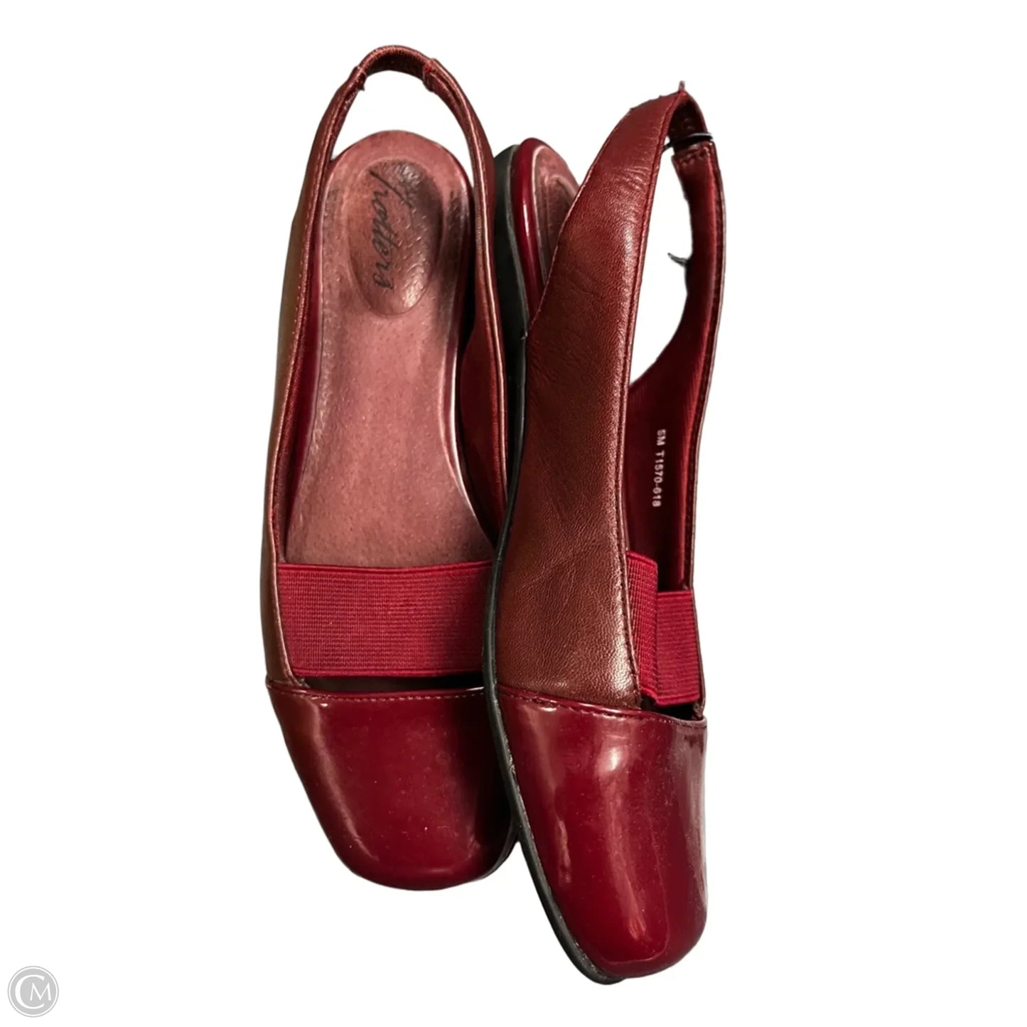 Shoes Flats By Clothes Mentor In Red, Size: 5