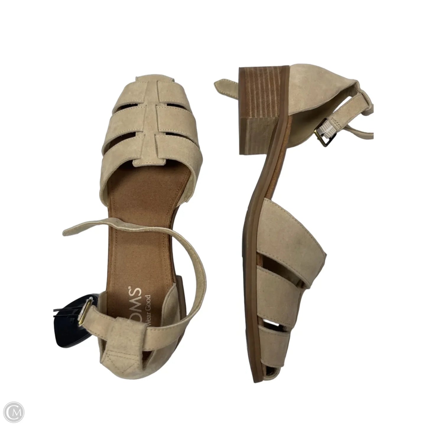 Shoes Heels Block By Toms In Tan, Size: 10