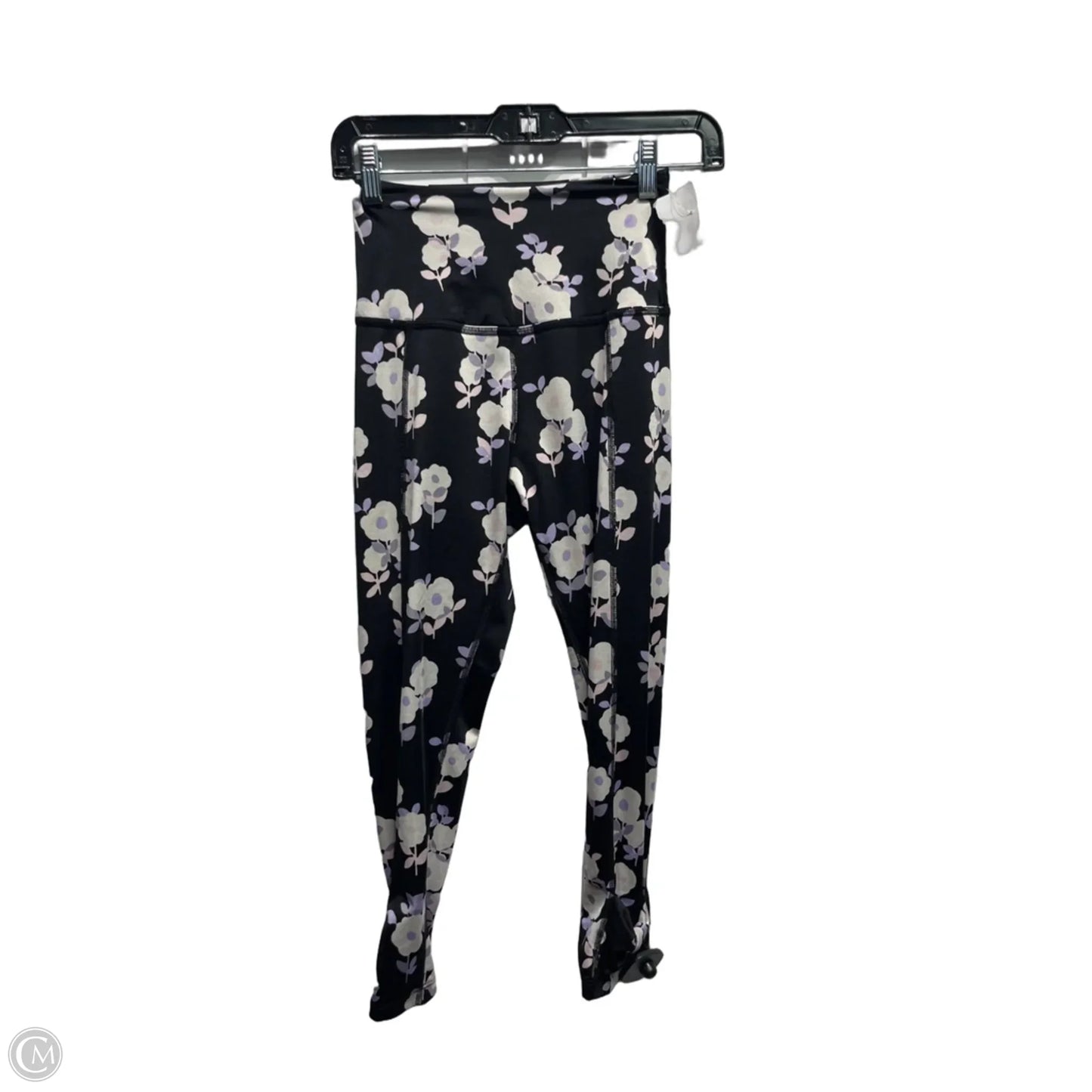 Pants Designer By Kate Spade In Black & Purple, Size: S