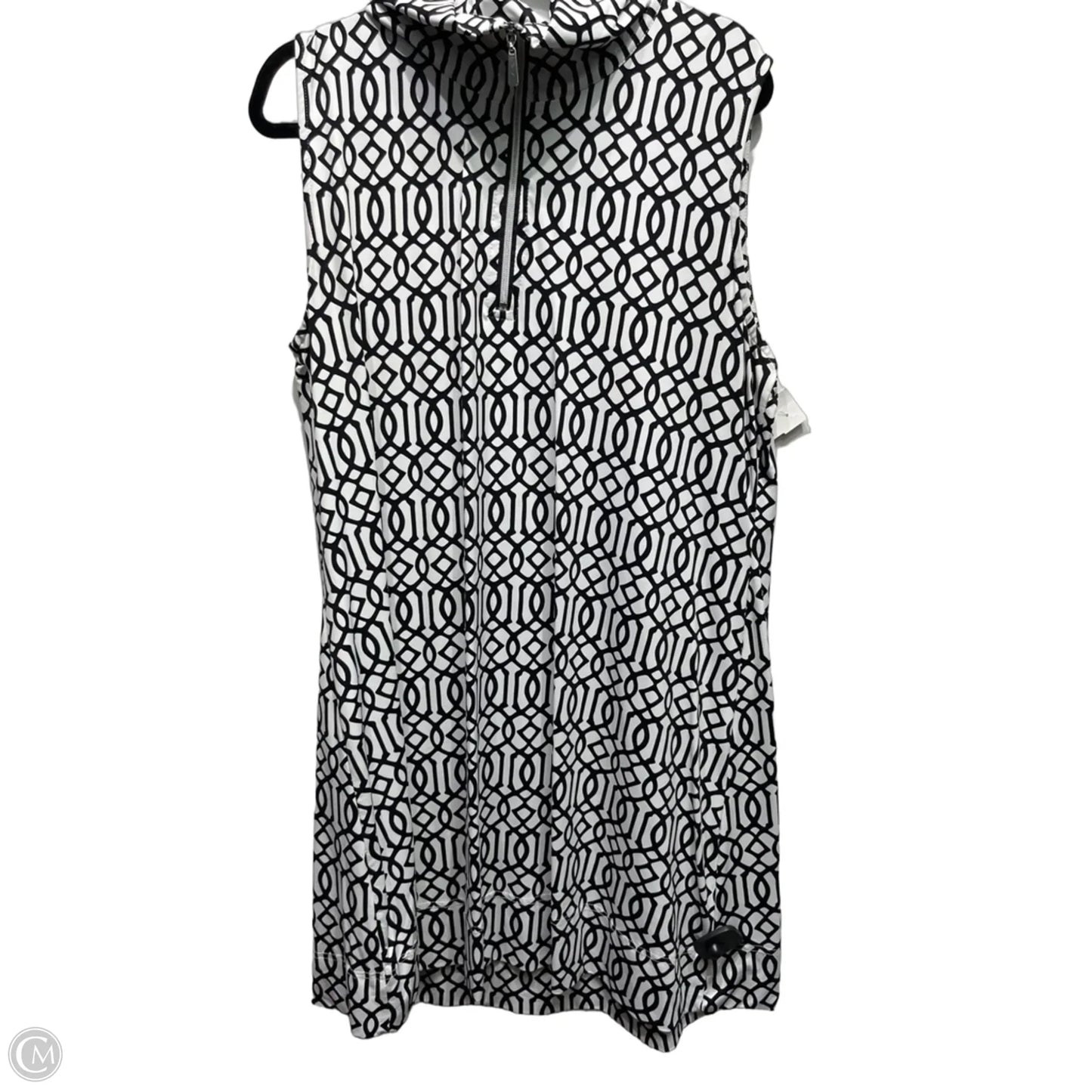Dress Casual Short By Lulu B In Black & White, Size: 1x