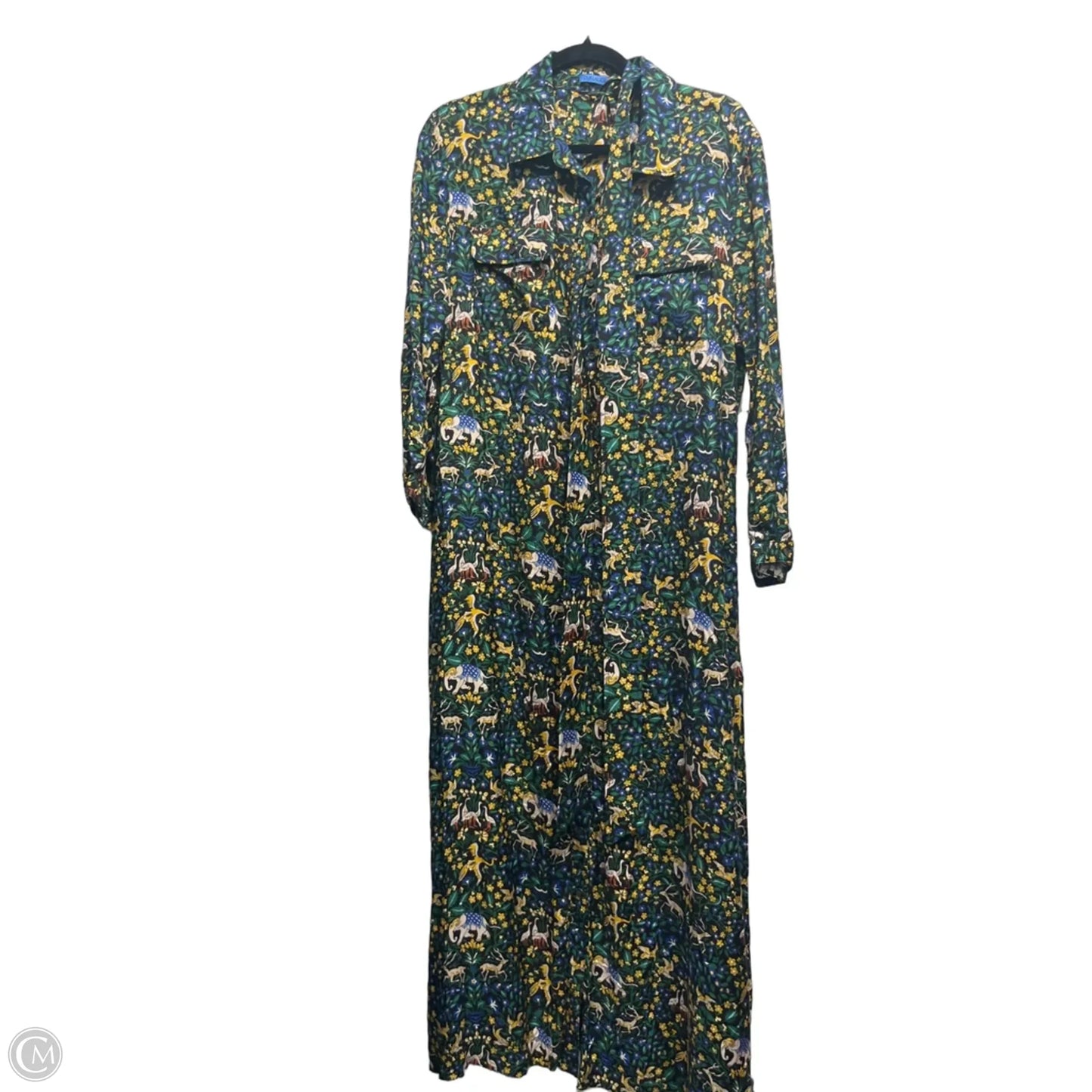 Dress Casual Maxi By J Mclaughlin In Green, Size: Xl