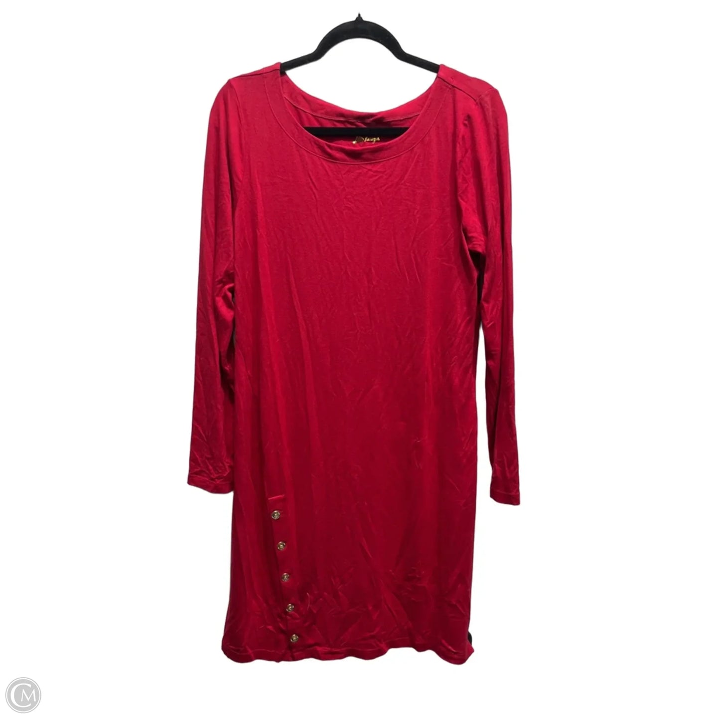 Dress Designer By Lilly Pulitzer In Red, Size: L