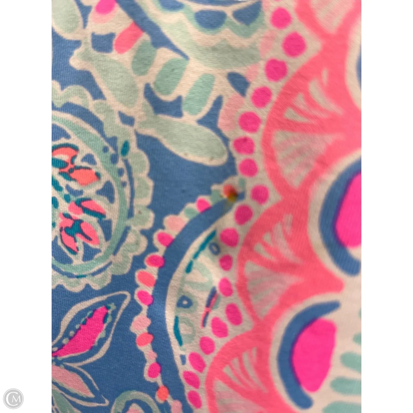 Top Long Sleeve Designer By Lilly Pulitzer In Blue & Pink, Size: Xs