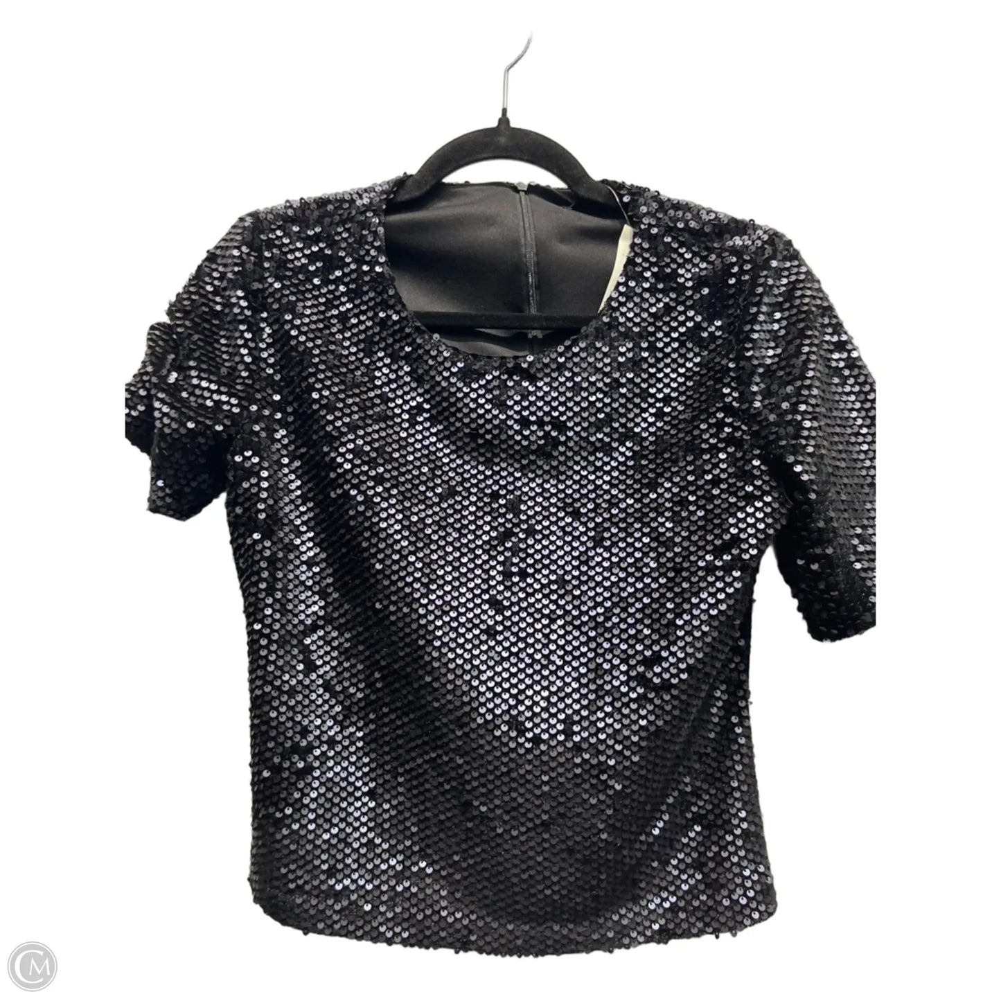 Top Short Sleeve By Ann Taylor In Blue, Size: S