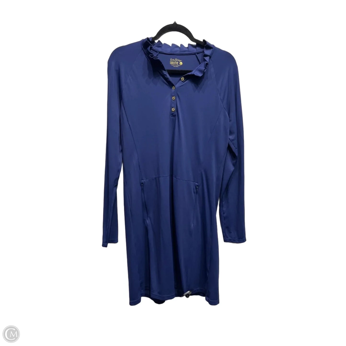 Dress Designer By Lilly Pulitzer In Blue, Size: L