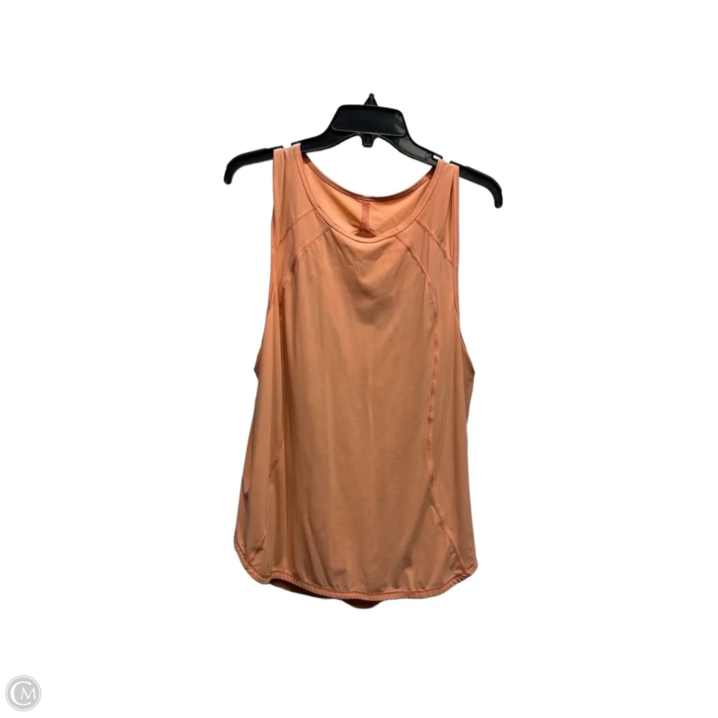 Athletic Tank Top By Lululemon In Orange, Size: L