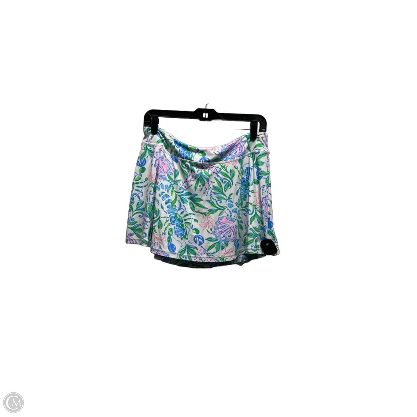 Skort Designer By Lilly Pulitzer In Blue & Green, Size: M