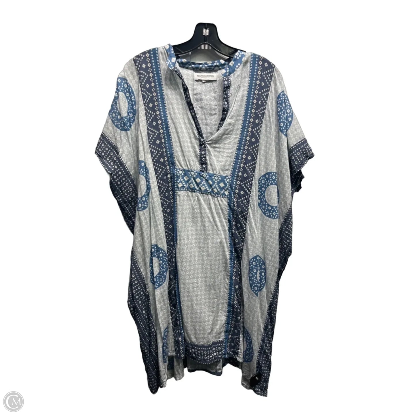 Swimwear Cover-up By Clothes Mentor In Blue, Size: Osfm