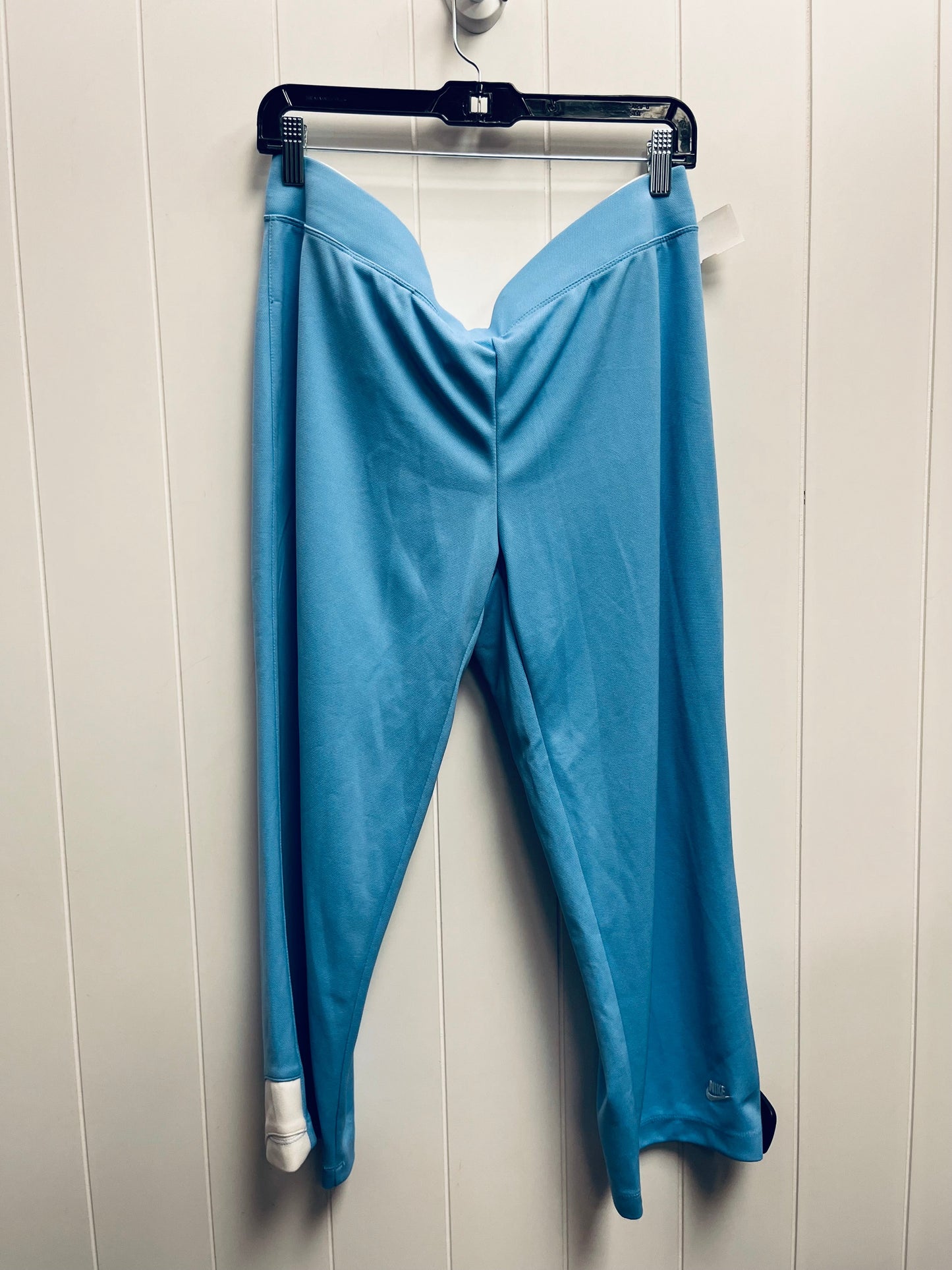 Blue Athletic Pants Nike Apparel, Size L