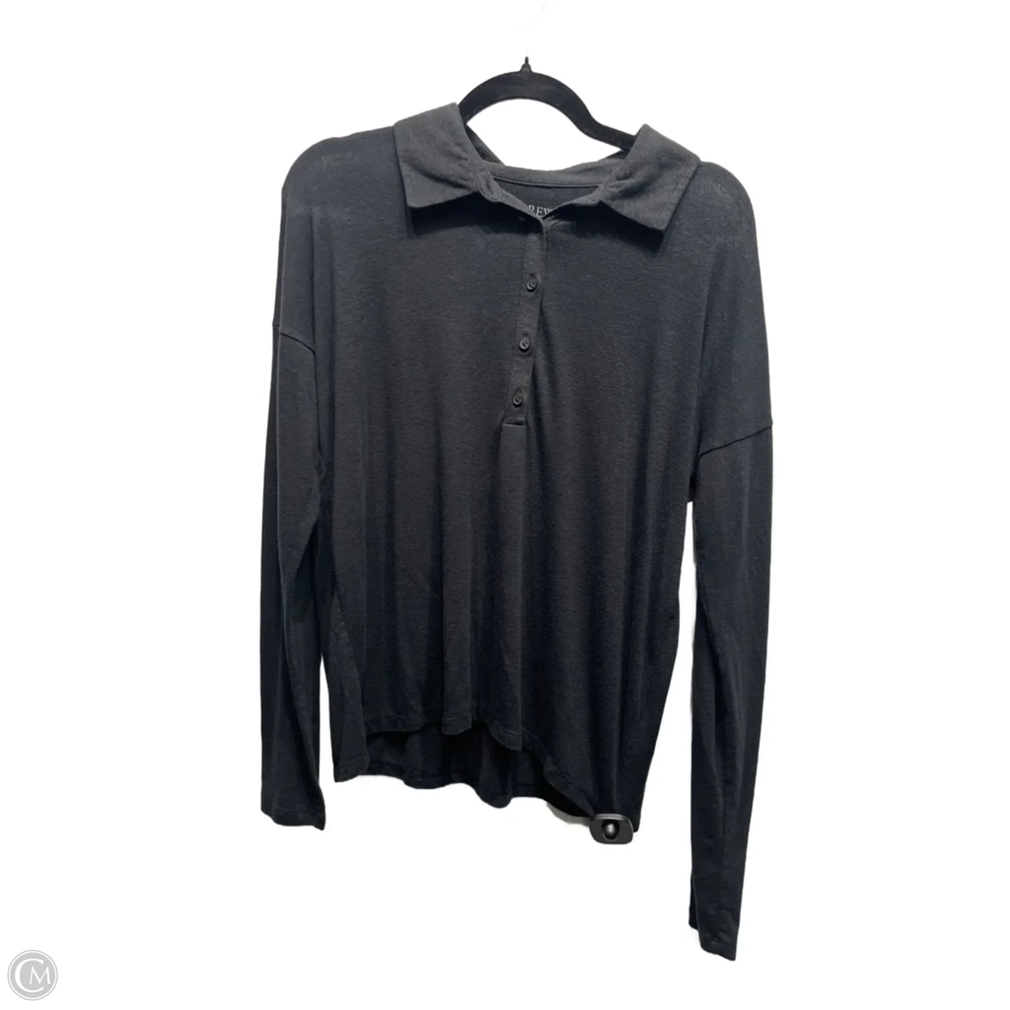 Top Long Sleeve By J. Crew In Black, Size: S
