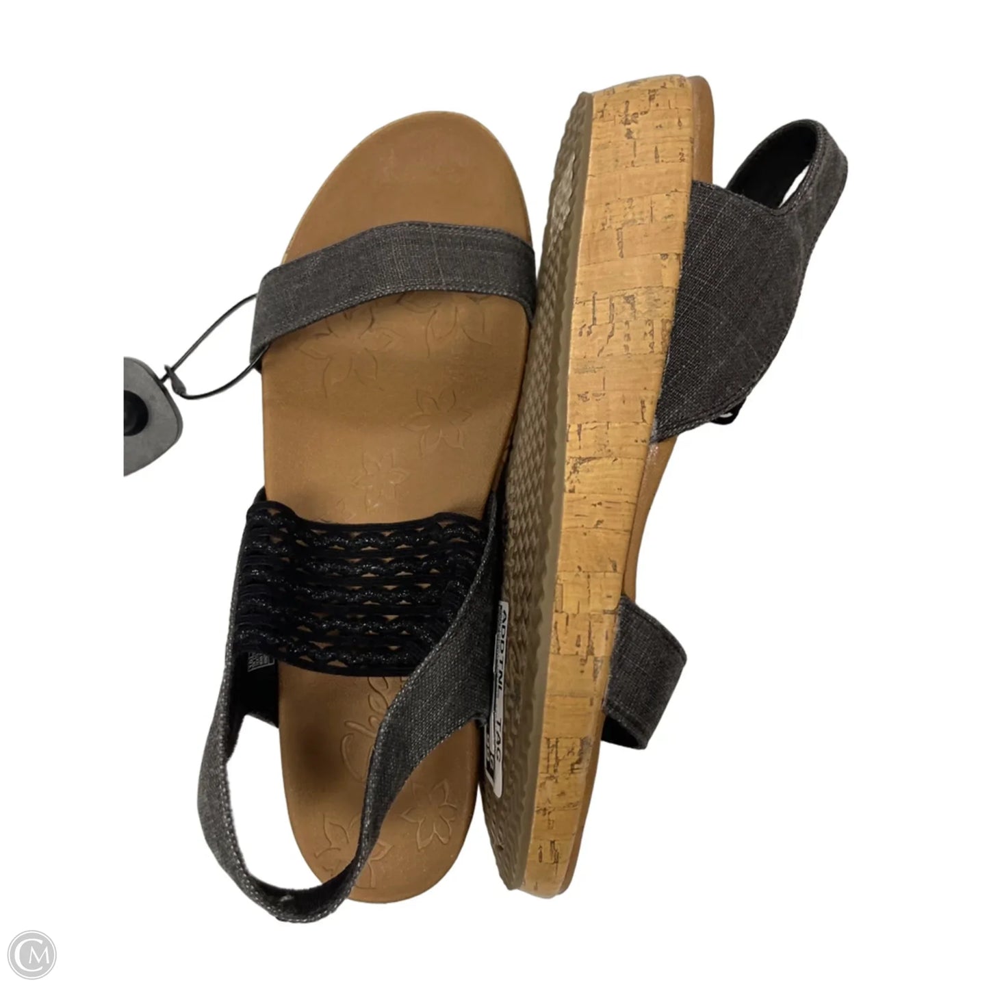 Sandals Flats By Skechers In Grey, Size: 10