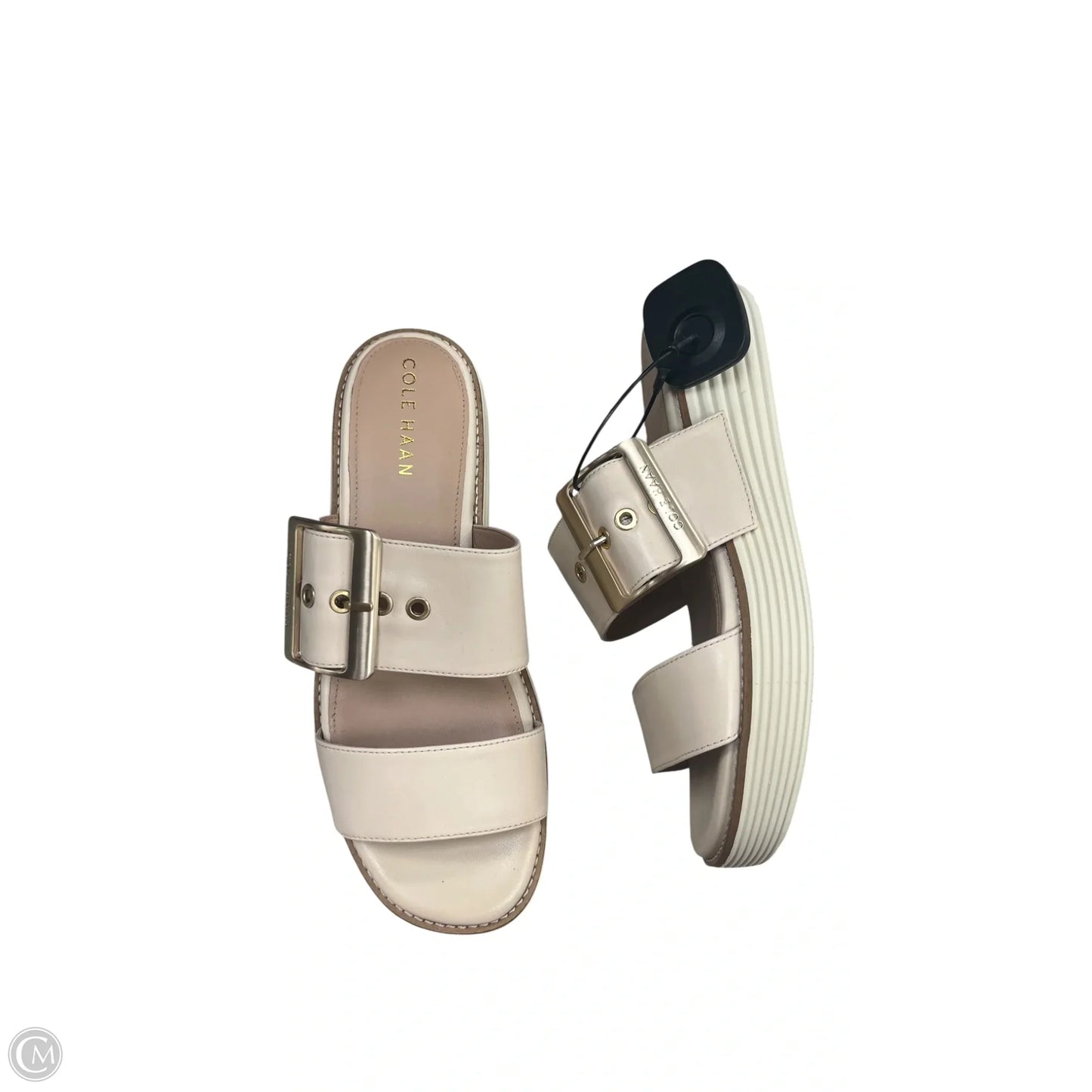 Sandals Flats By Cole-haan In Cream, Size: 6