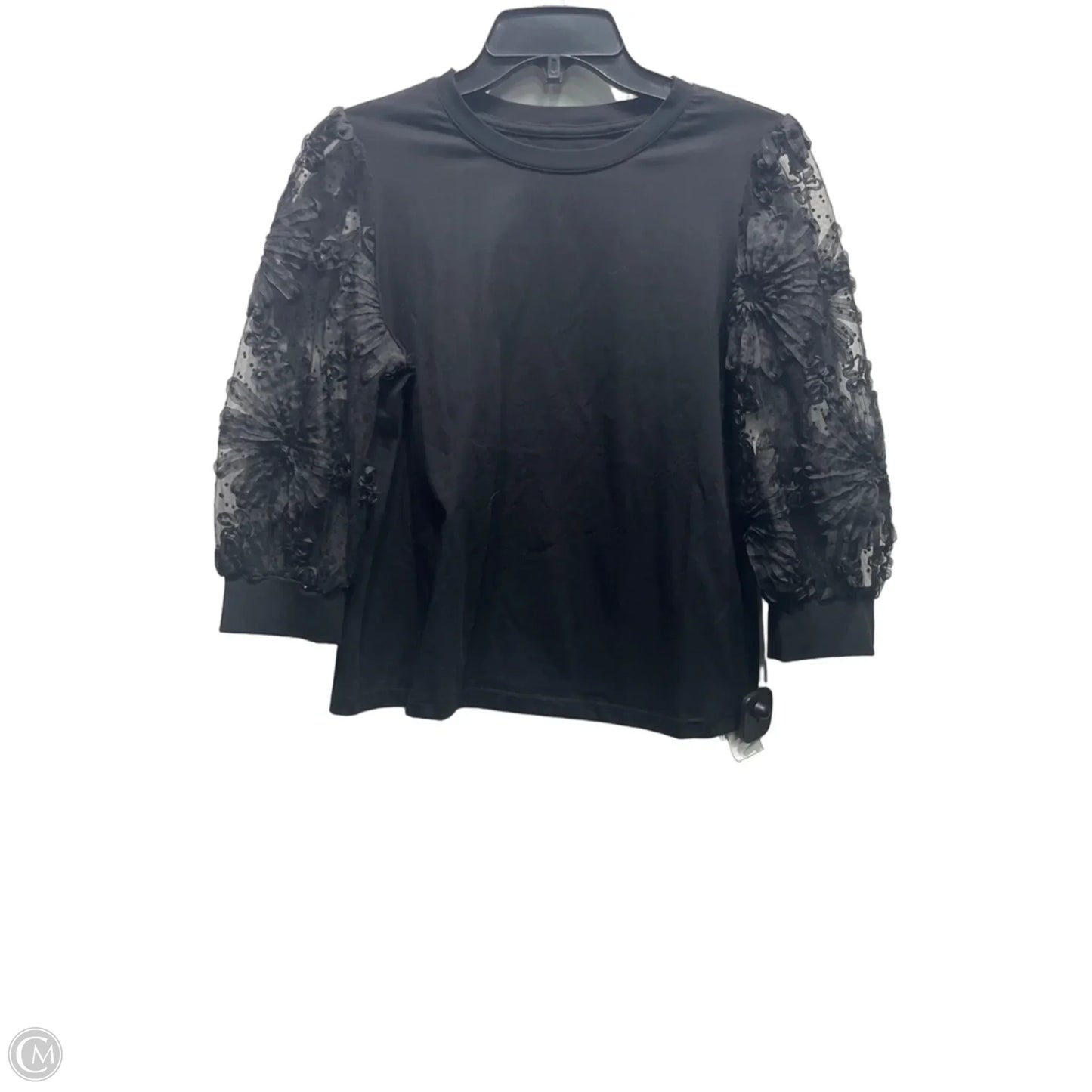 Top Long Sleeve By Clothes Mentor In Black, Size: S