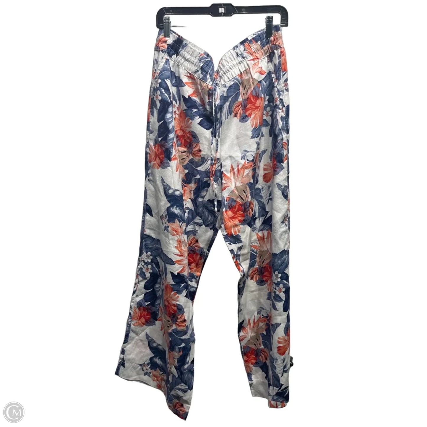 Pants Linen By Tommy Bahama In Blue & Red, Size: L