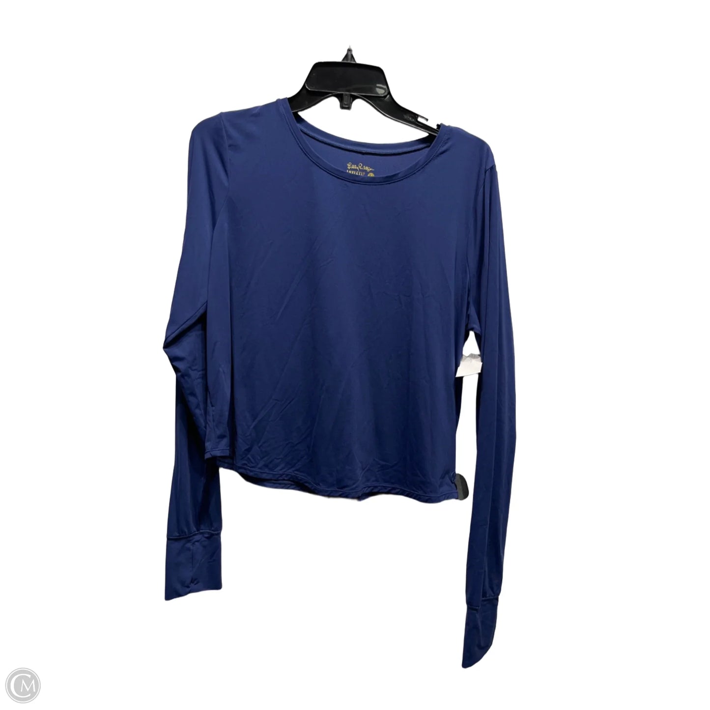 Top Long Sleeve Designer By Lilly Pulitzer In Navy, Size: L