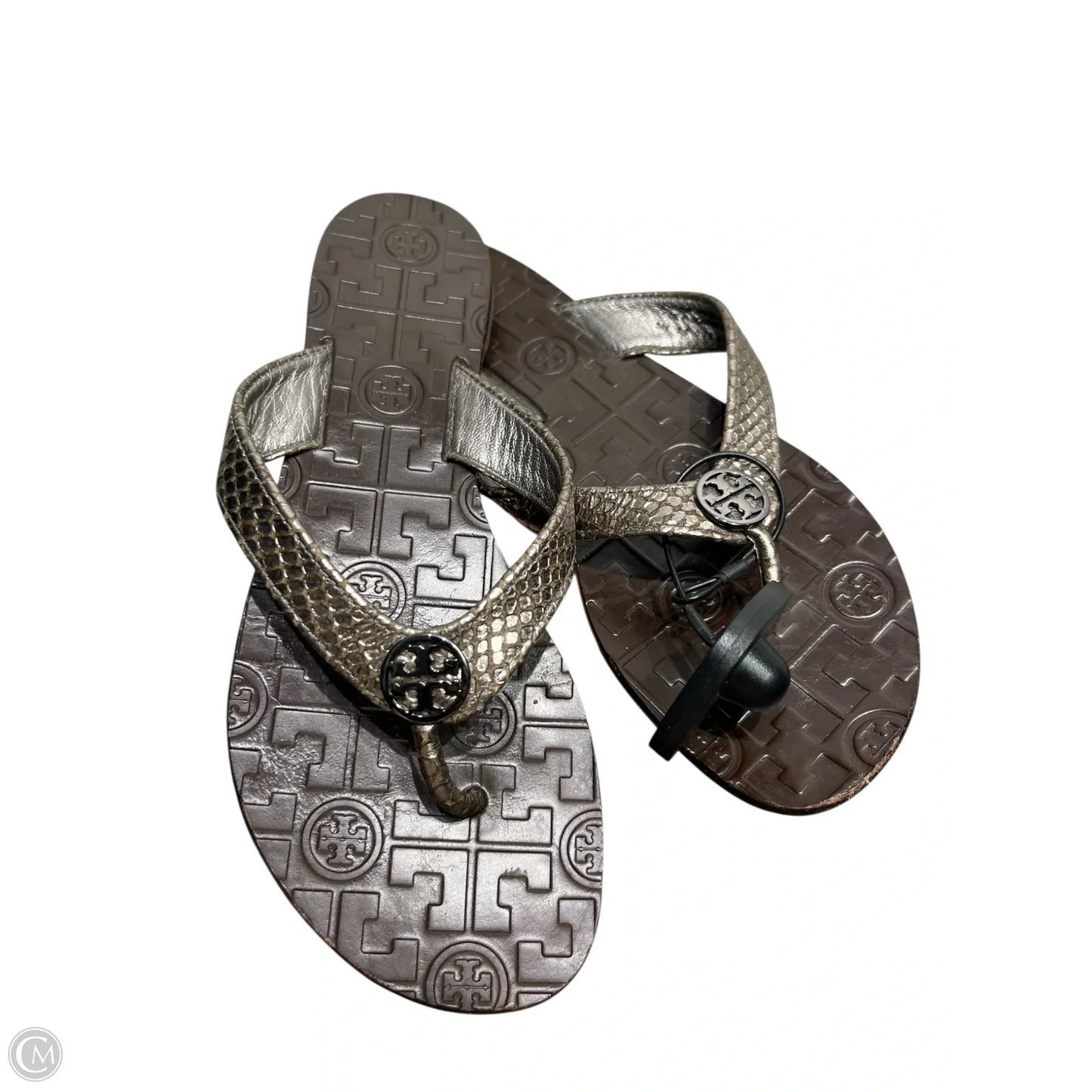 Sandals Designer By Tory Burch In Brown, Size: 7