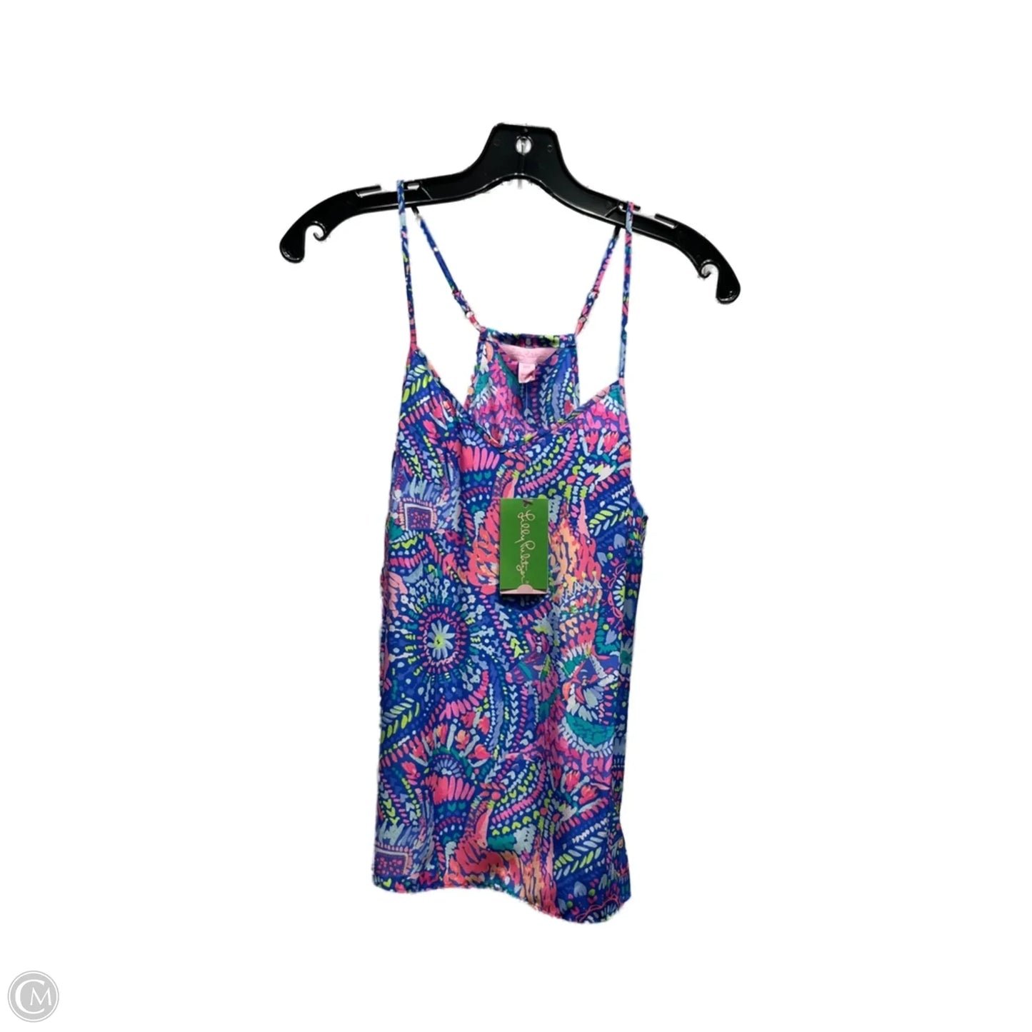 Top Sleeveless Designer By Lilly Pulitzer In Blue & Pink, Size: Xxs