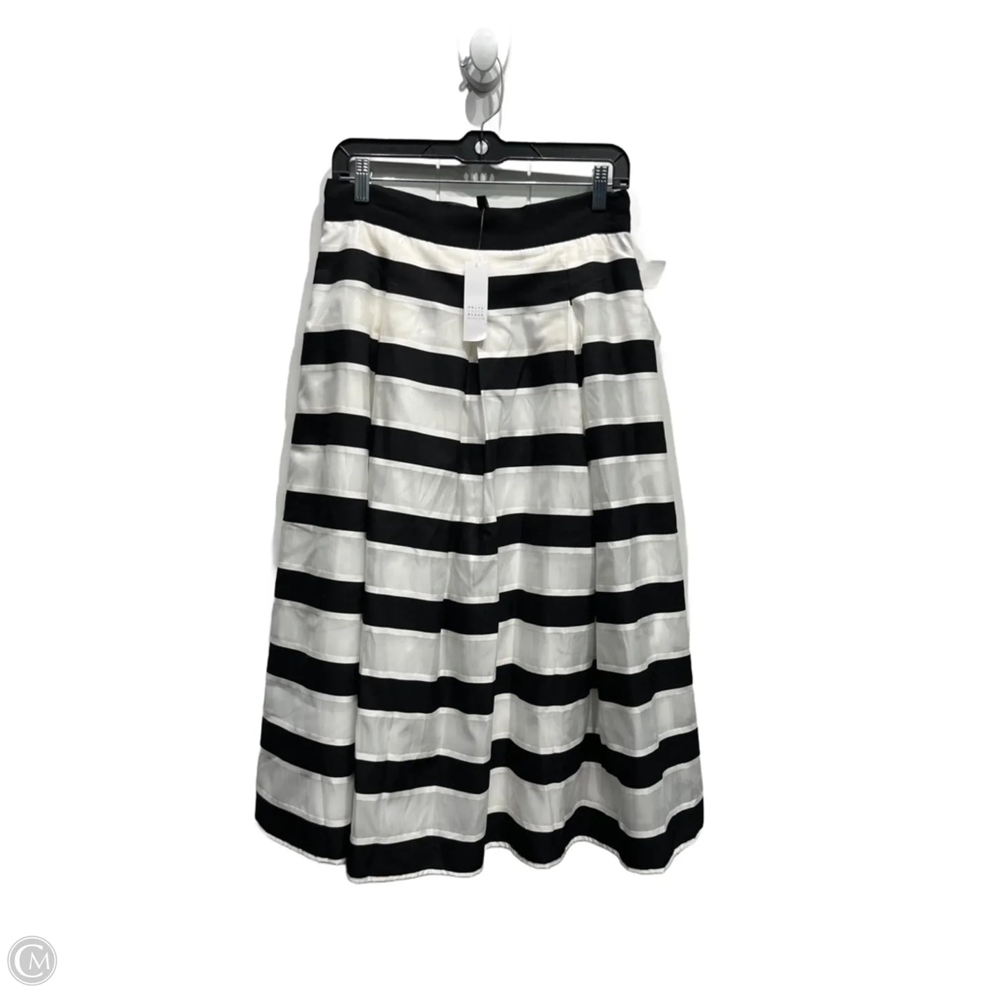 Skirt Midi By White House Black Market In Black & White, Size: 8