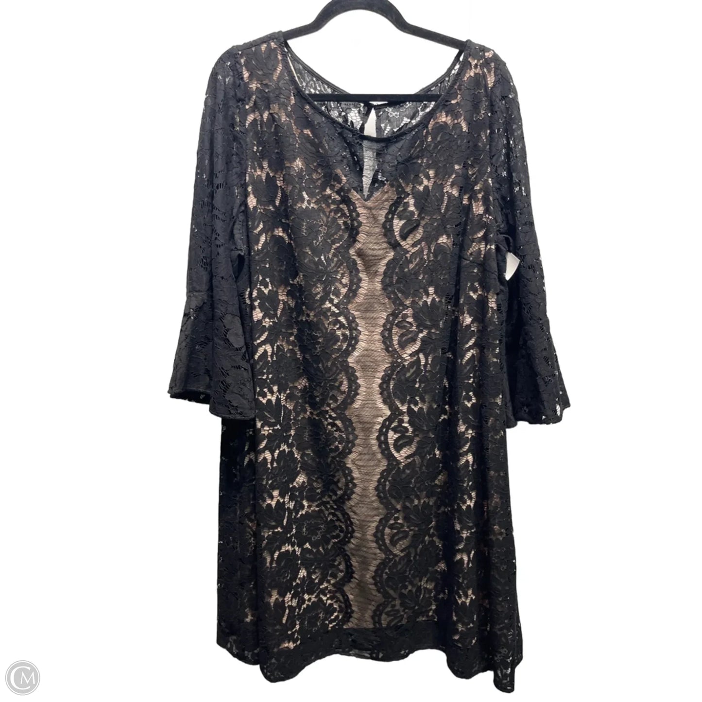 Dress Work By Lane Bryant In Black & Cream, Size: 24