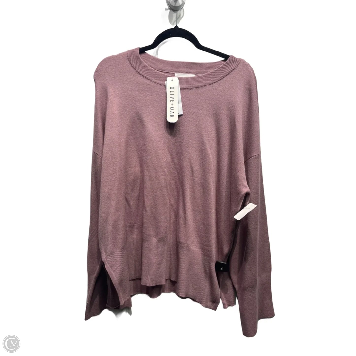 Sweater By Olive And Oak In Purple, Size: 2x