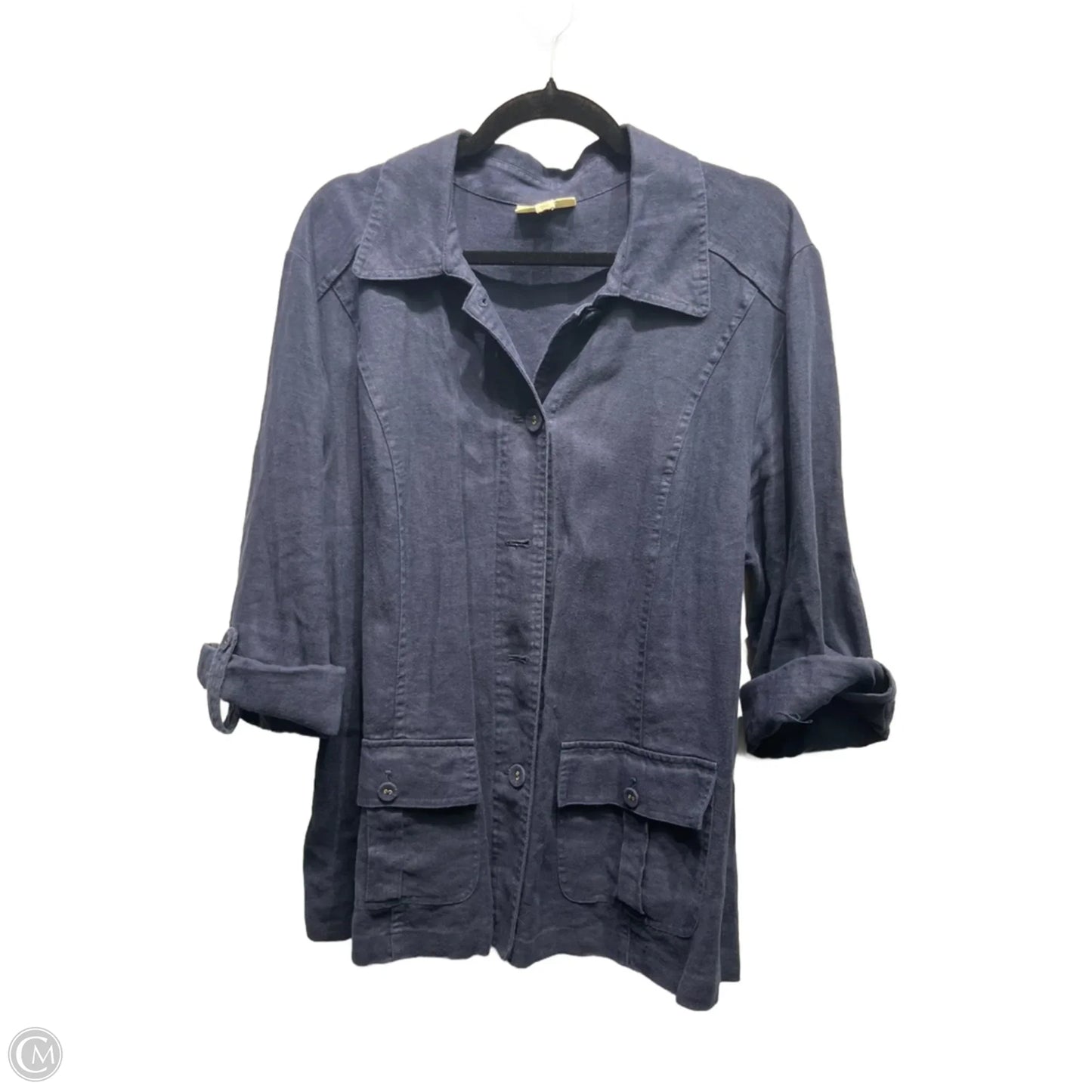 Jacket Other By Charter Club In Blue, Size: 2x