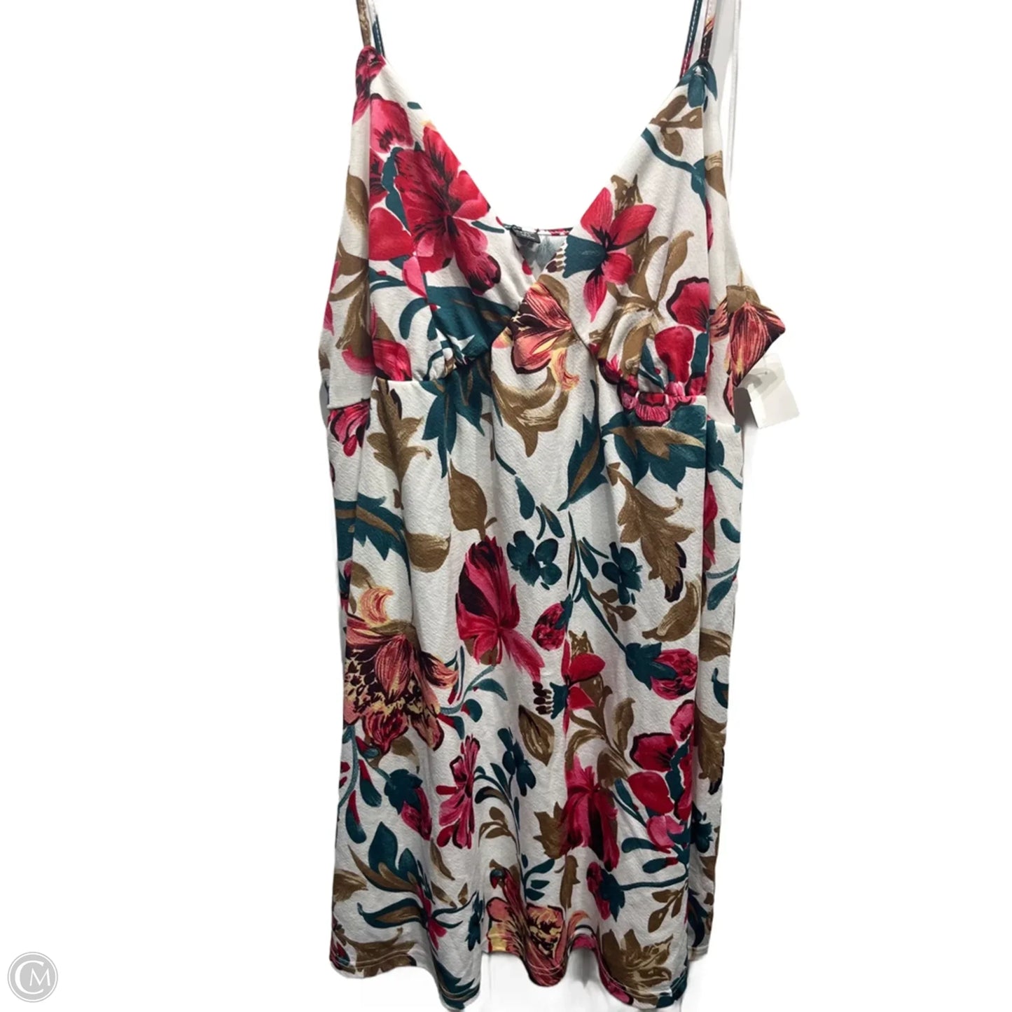 Dress Casual Short By Shein In Red & White, Size: 22