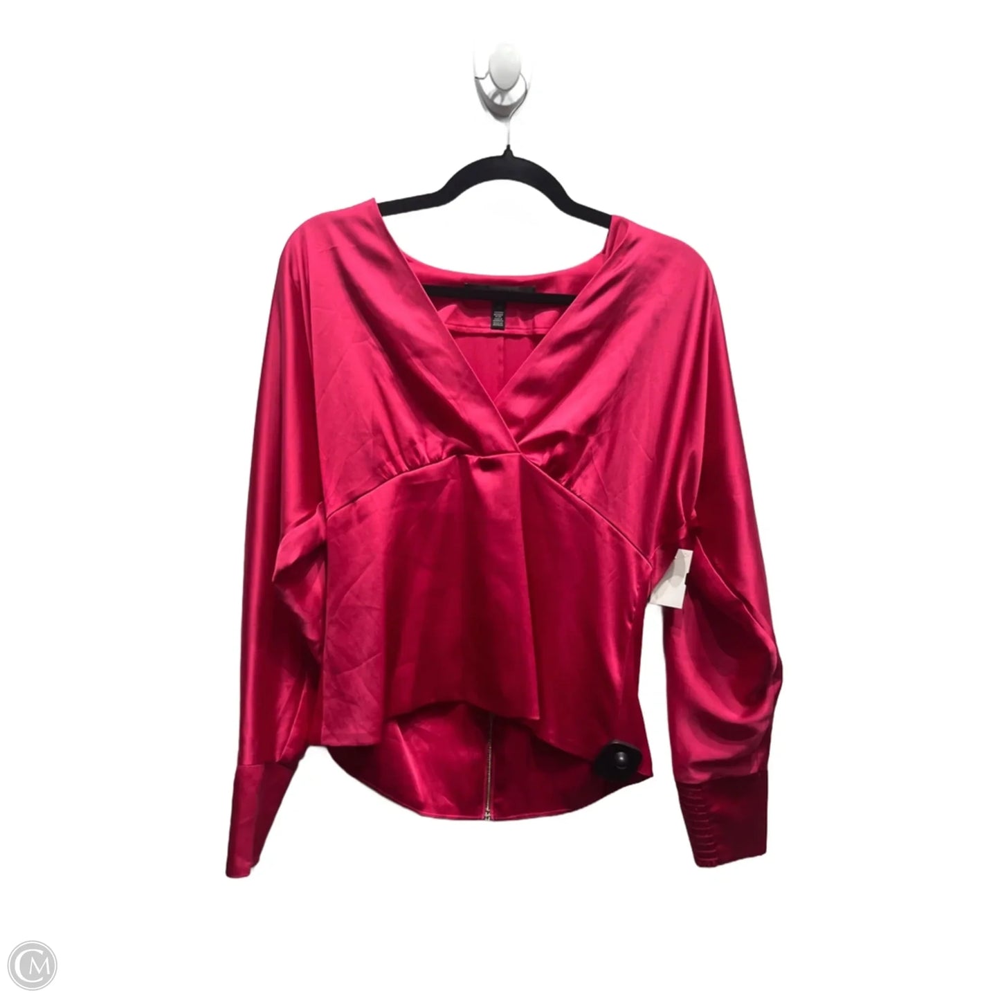 Blouse Long Sleeve By White House Black Market In Pink, Size: 6