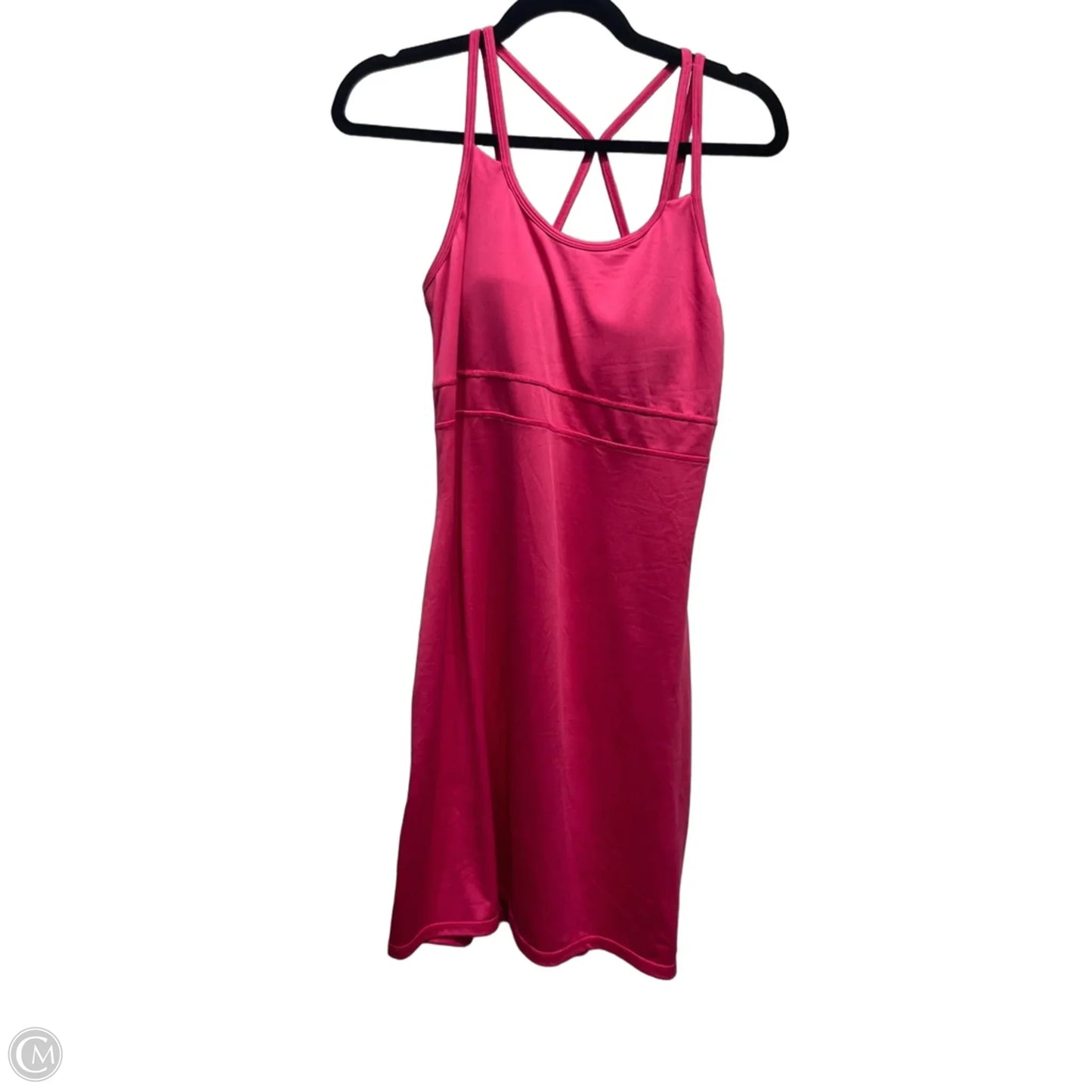 Dress Casual Short By Gaiam In Pink, Size: M