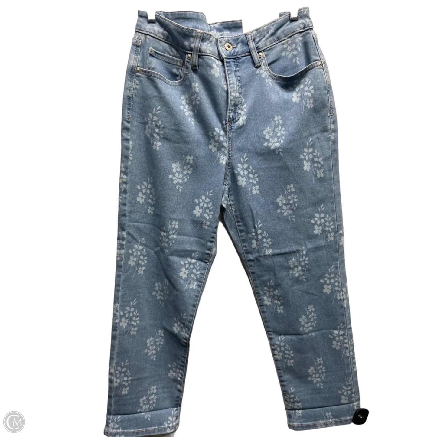 Capris By Style And Company In Blue Denim, Size: 10