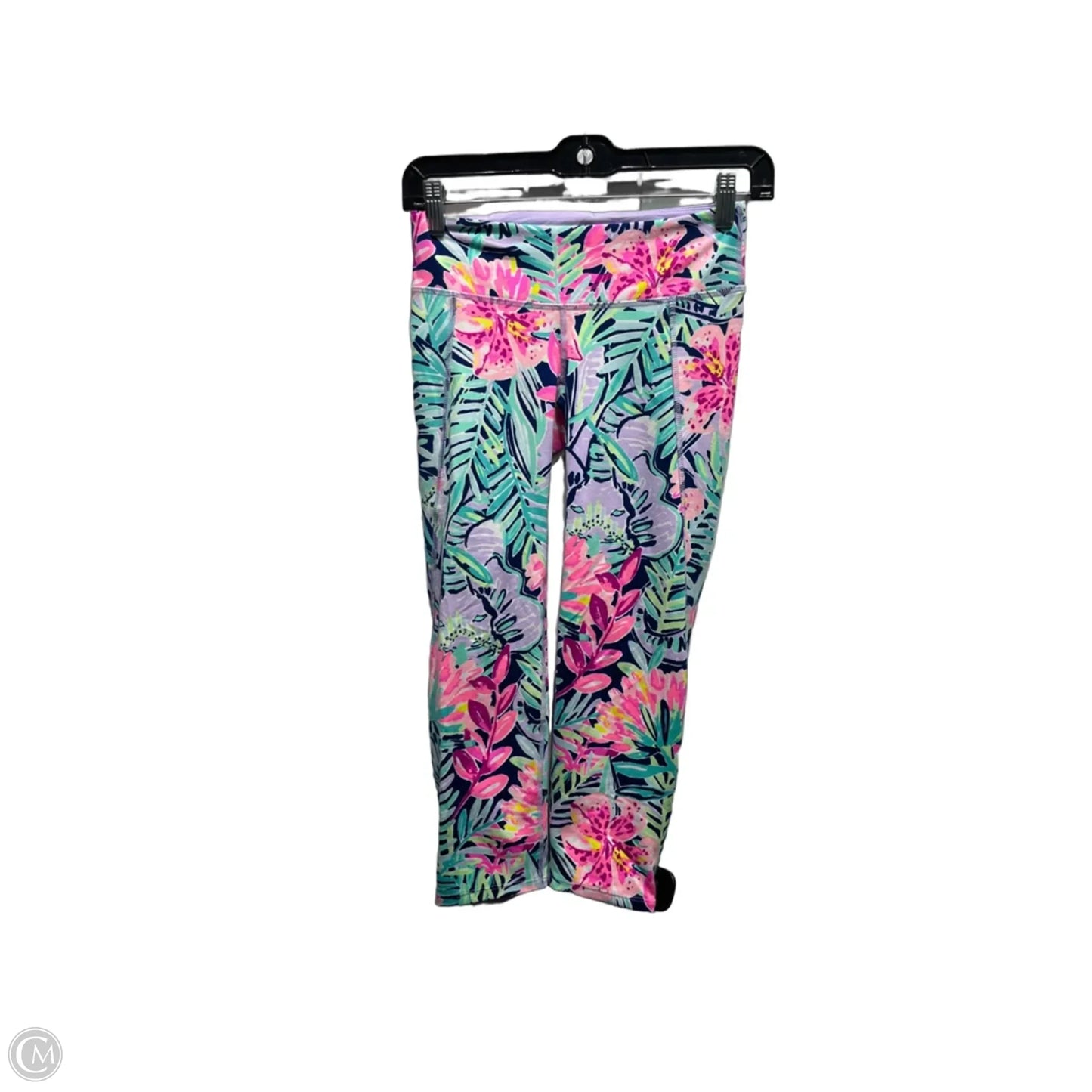 Pants Designer By Lilly Pulitzer In Green & Pink, Size: Xs