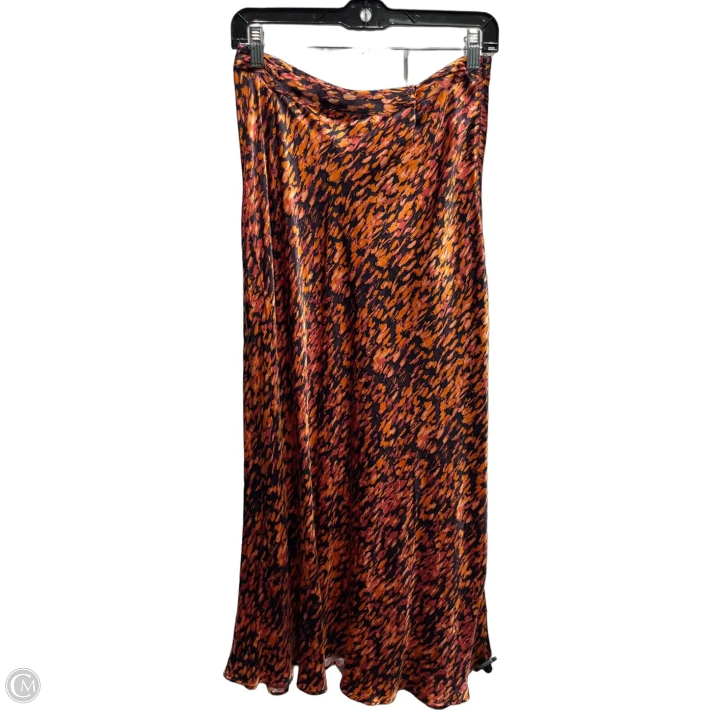 Skirt Maxi By NICOLE FARHI In Orange & Purple, Size: M
