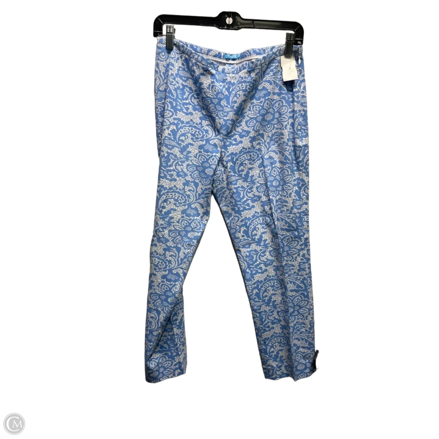 Pants Cropped By J Mclaughlin In Blue & White, Size: 6
