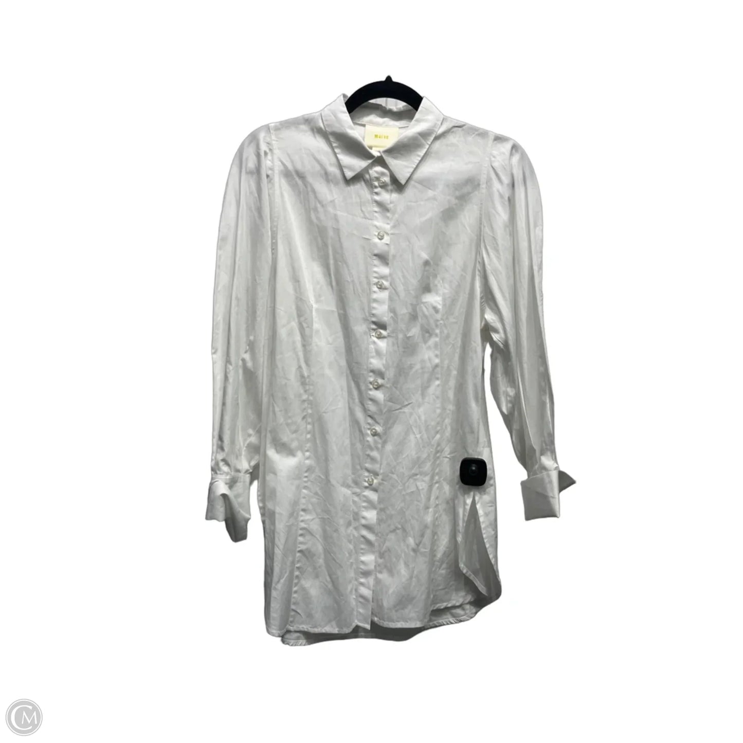 Top Long Sleeve By Maeve In White, Size: S