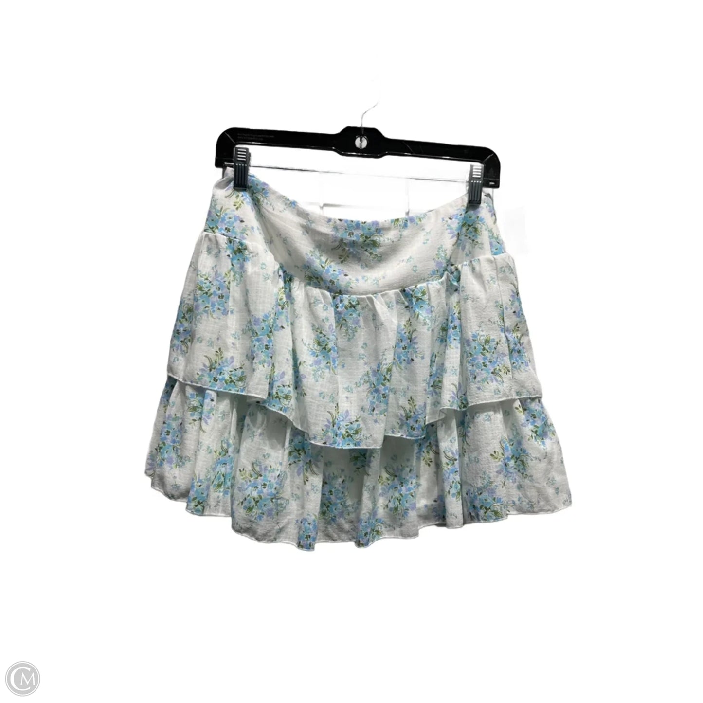 Skirt Mini & Short By Altard State In Blue & Purple, Size: Xl