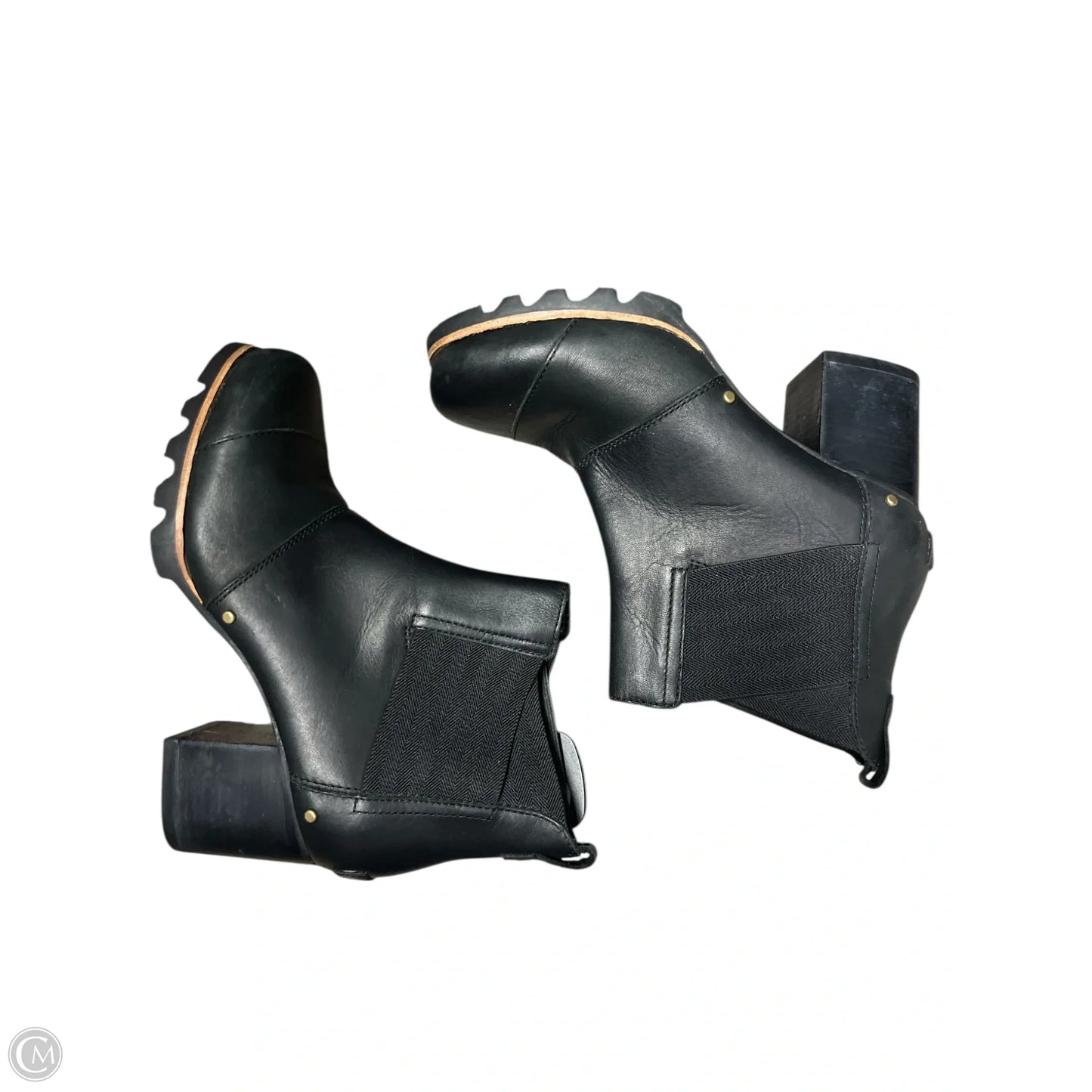 Boots Ankle Heels By Sorel In Black, Size: 8