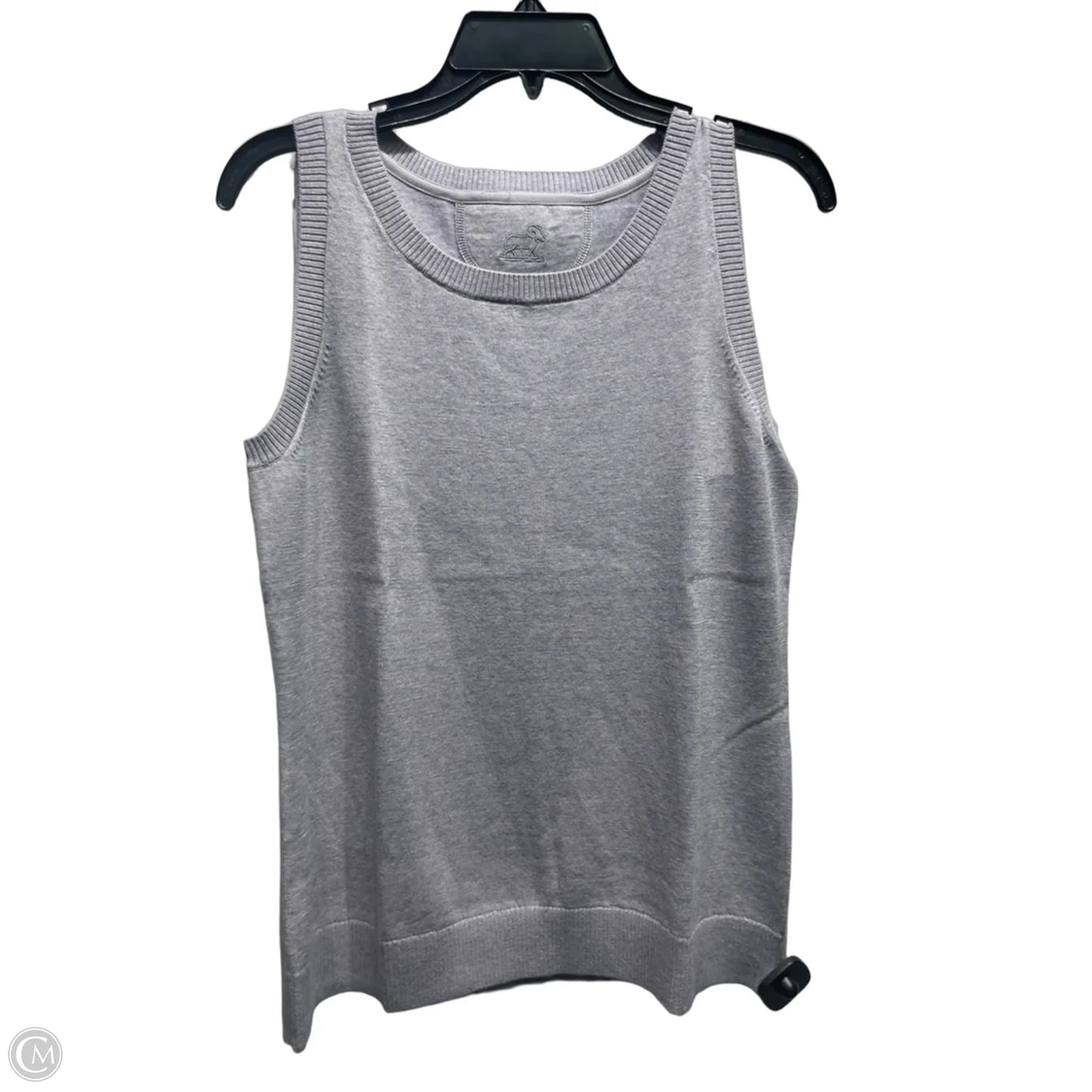 Top Sleeveless By Clothes Mentor In Grey, Size: M