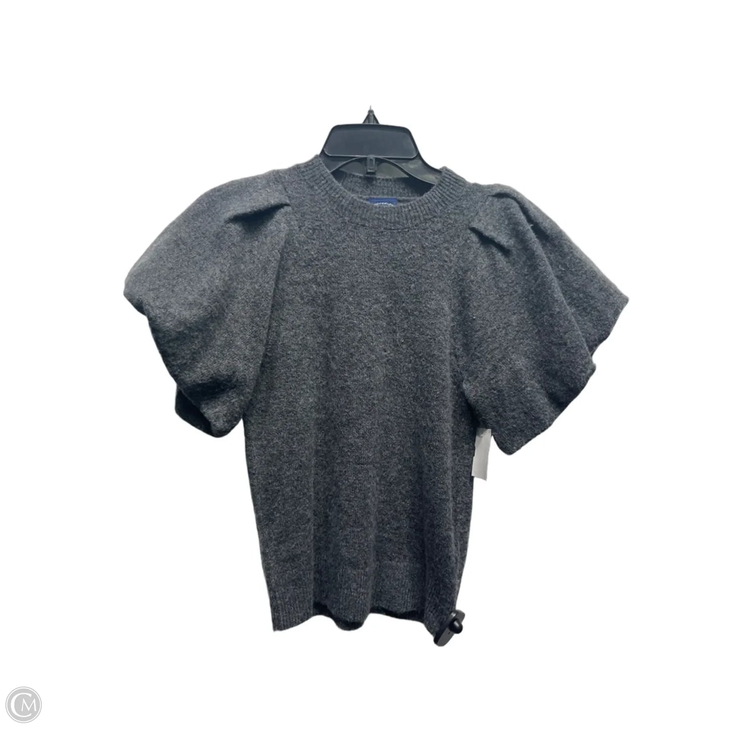 Sweater Short Sleeve By Scoop In Grey, Size: Xs