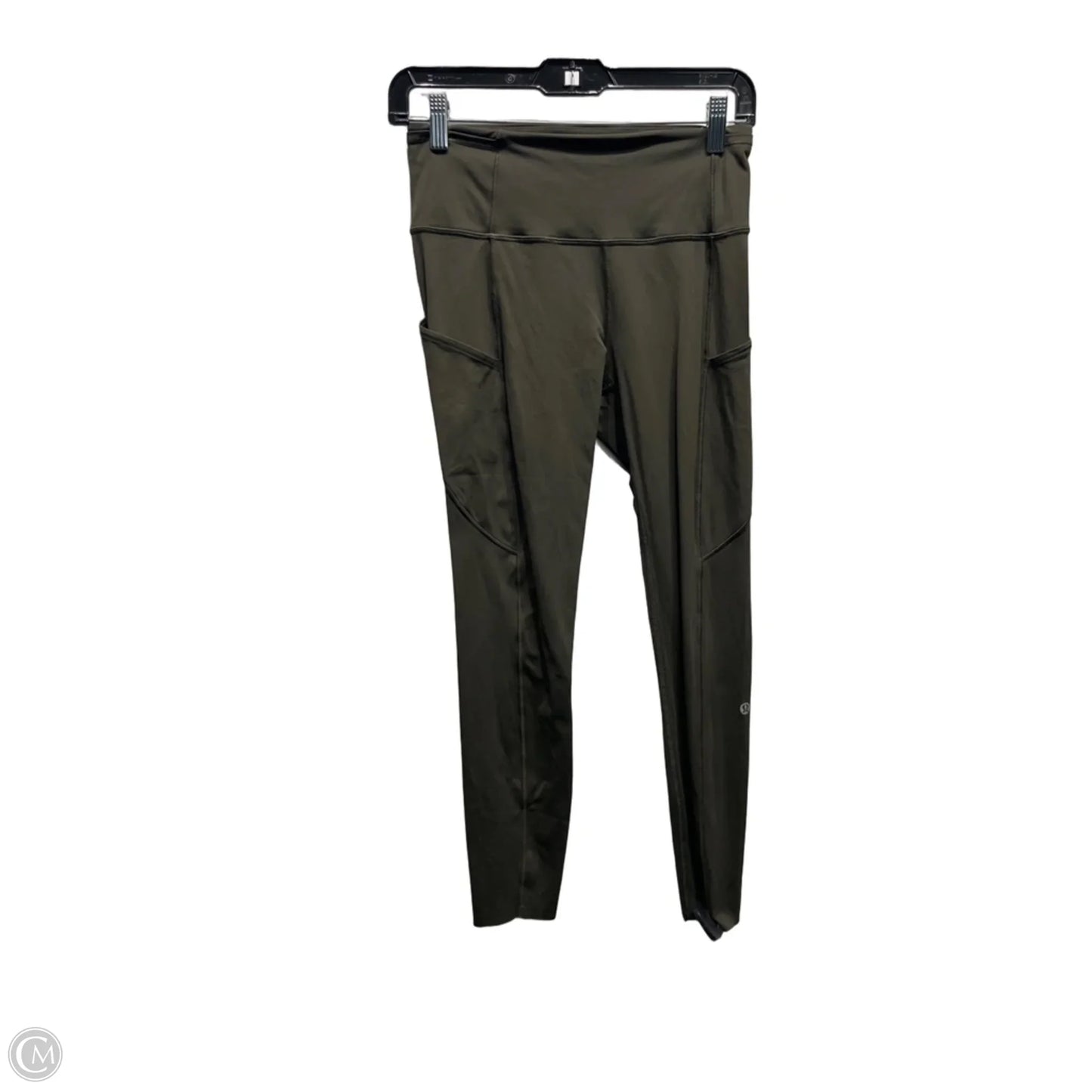Athletic Capris By Lululemon In Green, Size: 6