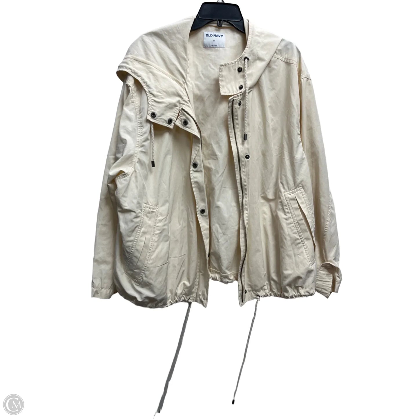 Jacket Utility By Old Navy In Cream, Size: 2x